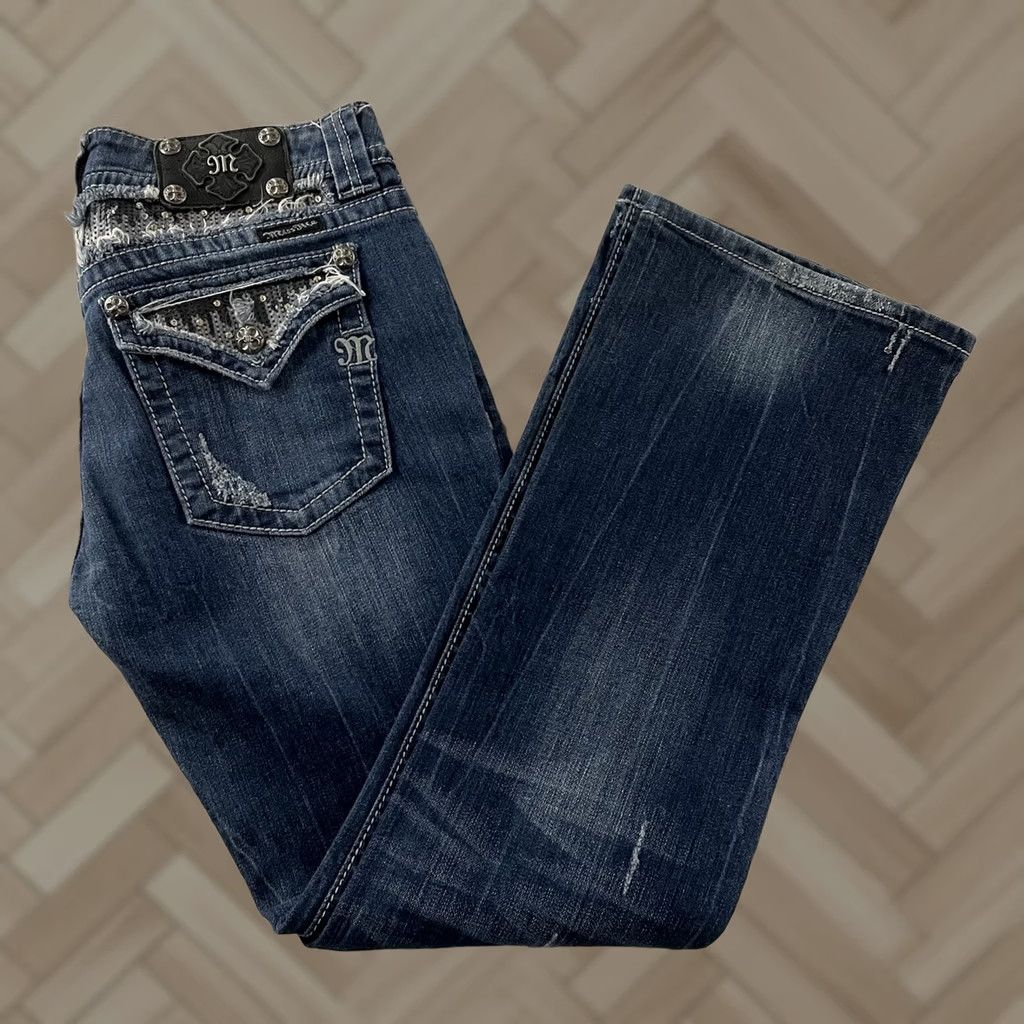Miss Me Miss Me Jeans Bootscut Denim Blue Women 30 Medium Wash Jeans Womens Size 30 Miss Me Blue Denim Jeans Women's 30 Size 30" / US 8 / IT 44 - 1 Thumbnail