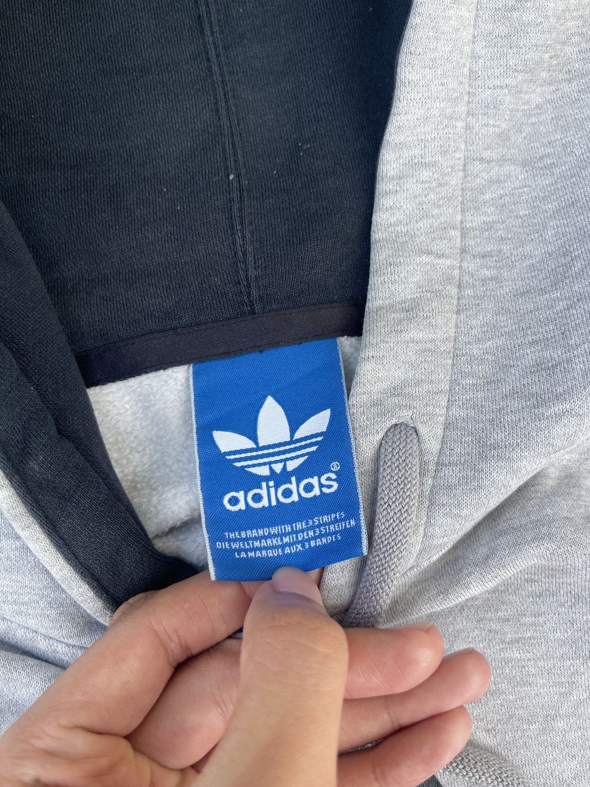 Adidas × Vintage Adidas Big Logo Pullover Hoodie Size US L / EU 52-54 / 3 - 9 Thumbnail