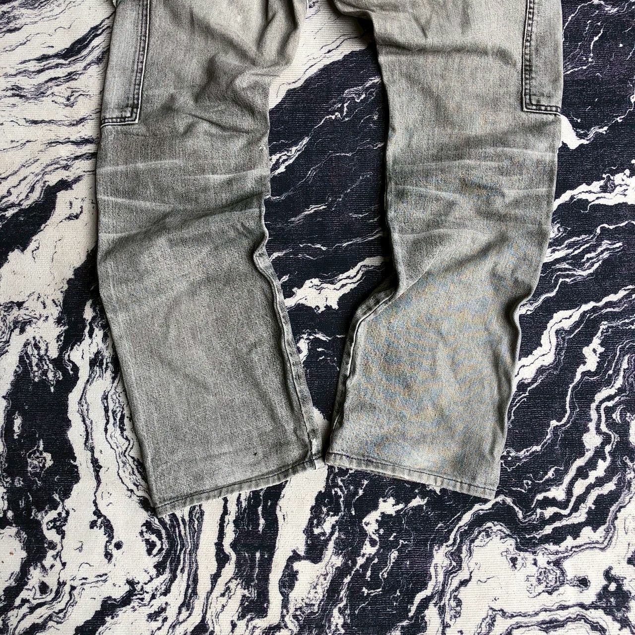 Neighborhood 2003 Neighborhood Savage Selvedge Distressed Cargo Denim Size US 33 - 8 Thumbnail
