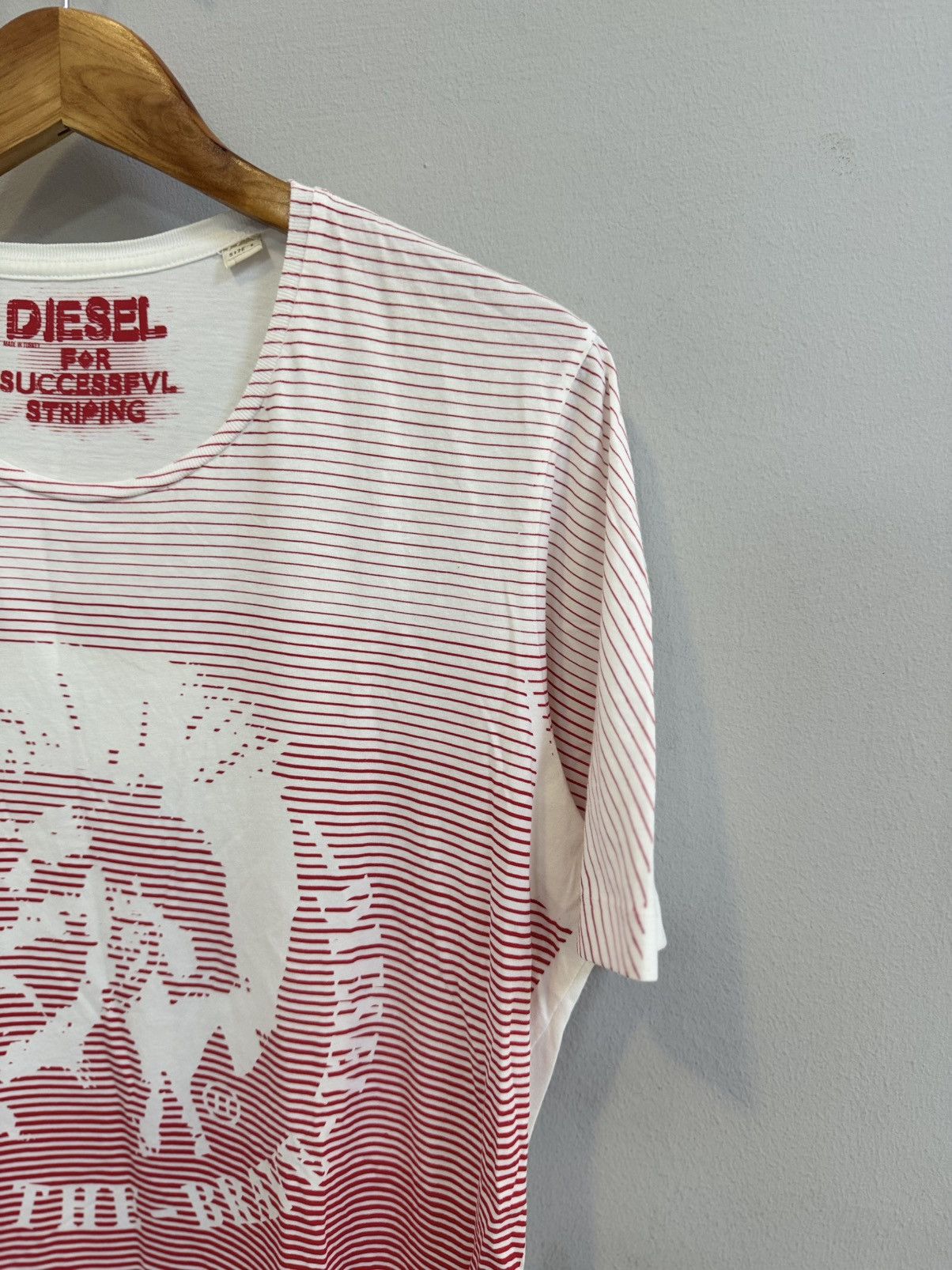 Diesel × Japanese Brand × Vintage Y2K Vintage Diesel Tee Shirt Archive Hype Size US L / EU 52-54 / 3 - 2 Thumbnail