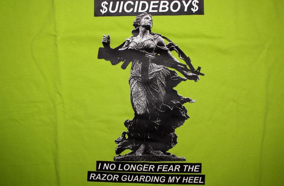 G59 Records G59 Green Razor V shirt Size US L / EU 52-54 / 3 - 2 Thumbnail