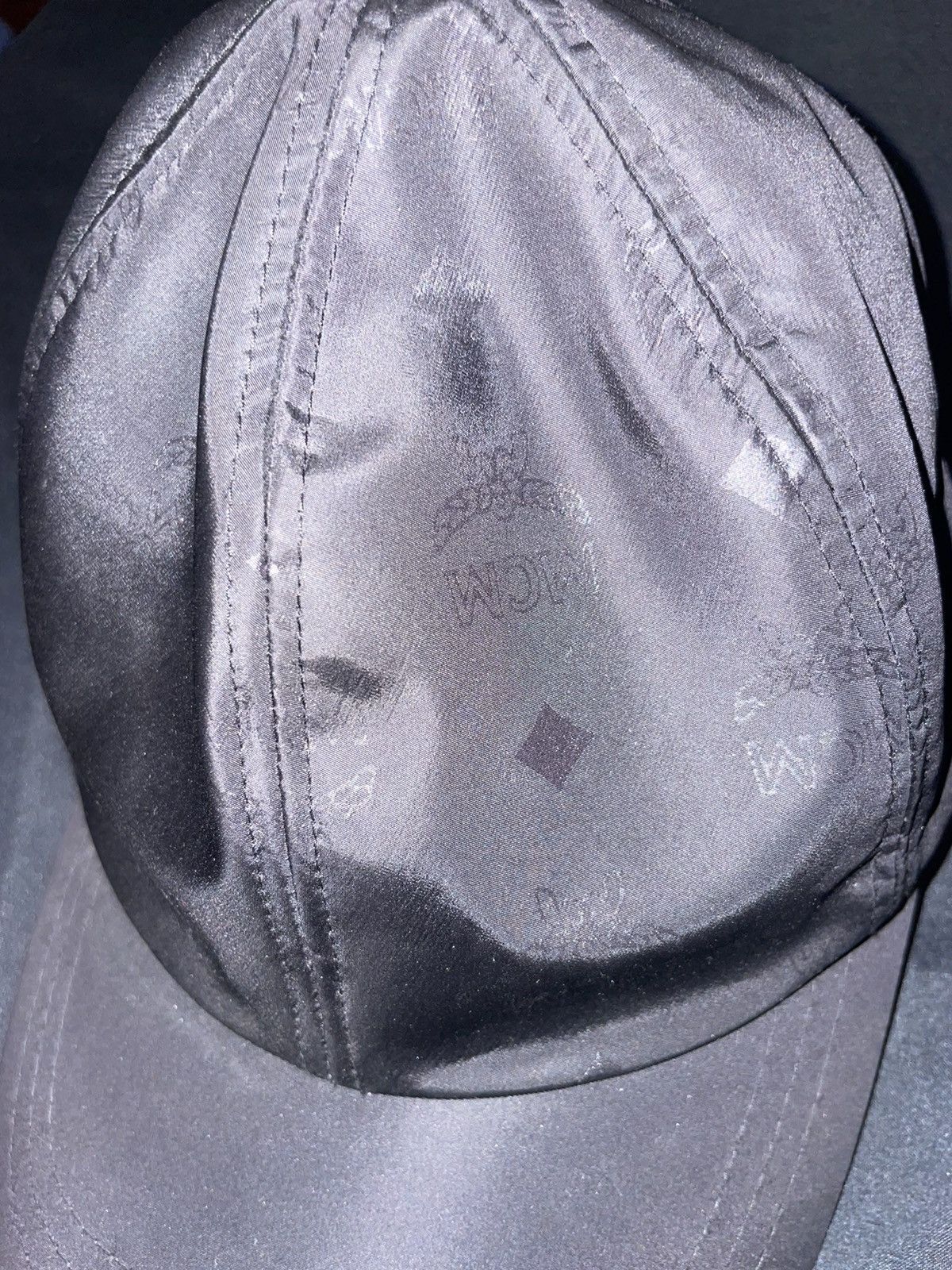 MCM MCM Black Monogram Logo print Hat Size ONE SIZE - 8 Thumbnail
