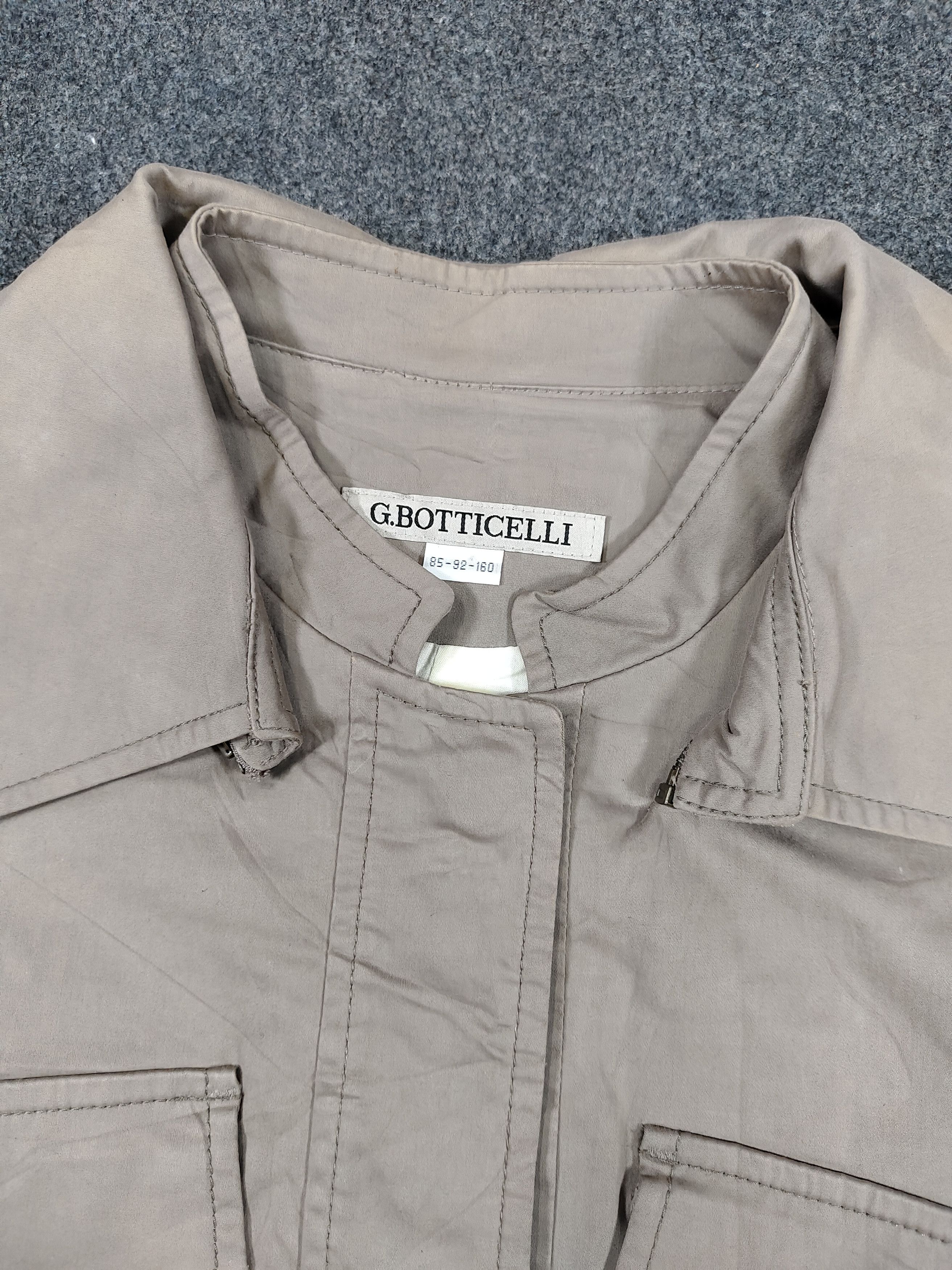 Seditionaries 00s G.Botticelli- Suede Sleeve Safari Style Utility Jacket Size M / US 6-8 / IT 42-44 - 7 Thumbnail