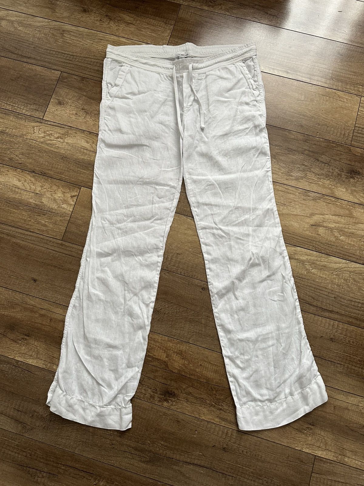James Perse James Perse Linen Pants Trousers Size US 32 / EU 48 - 2 Thumbnail