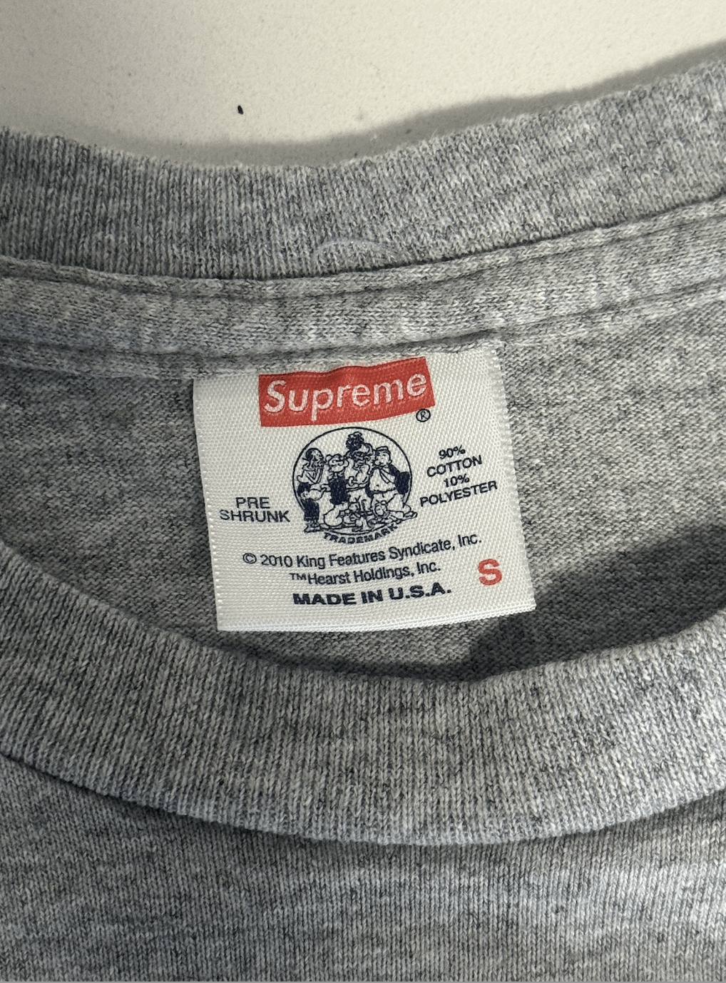 Supreme SUPREME POPEYE 2010 F/W TEE Size US S / EU 44-46 / 1 - 4 Thumbnail