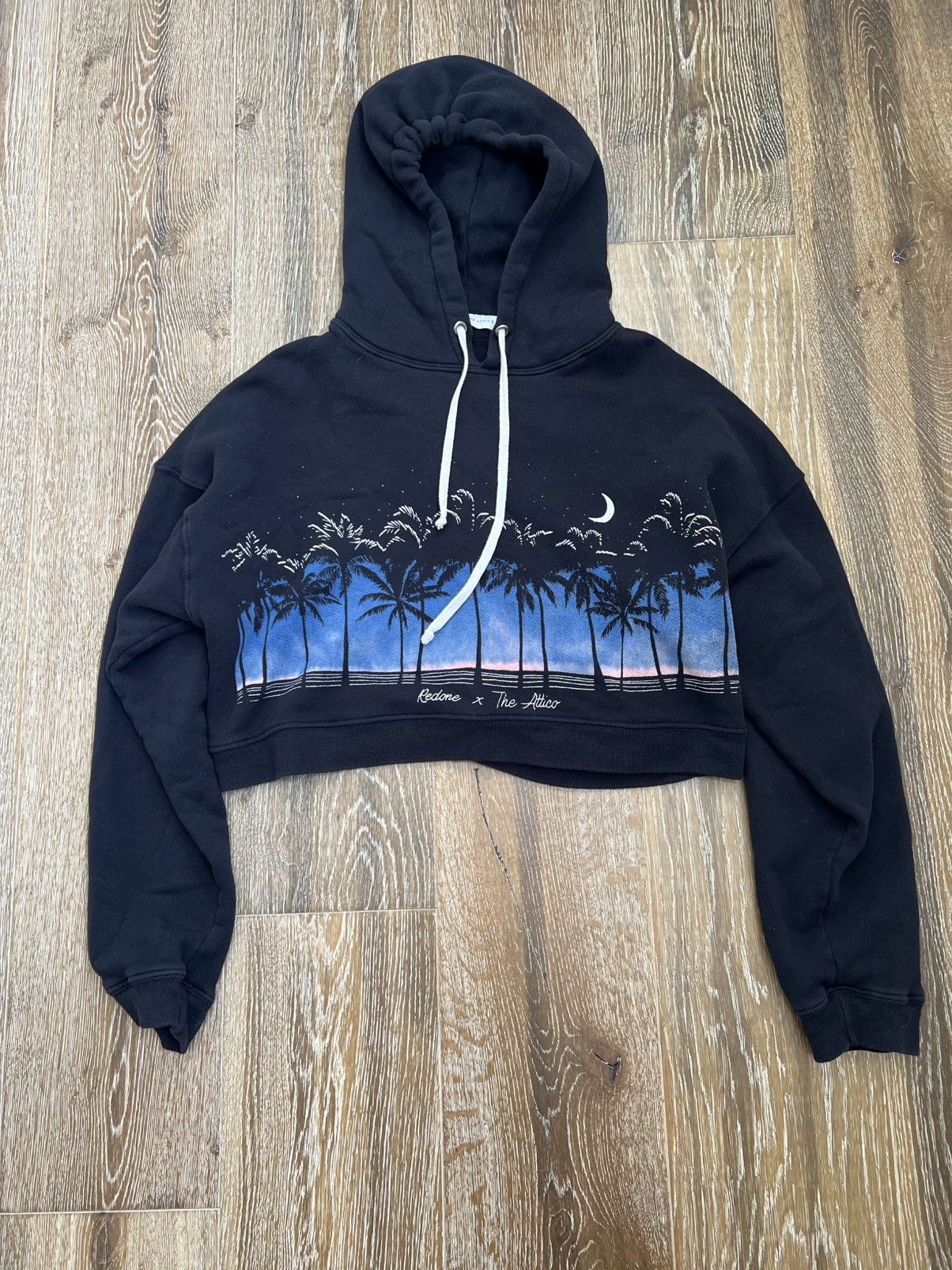 RE/DONE Redone x the attico cropped hoodie Size XS / US 0-2 / IT 36-38 - 1 Thumbnail