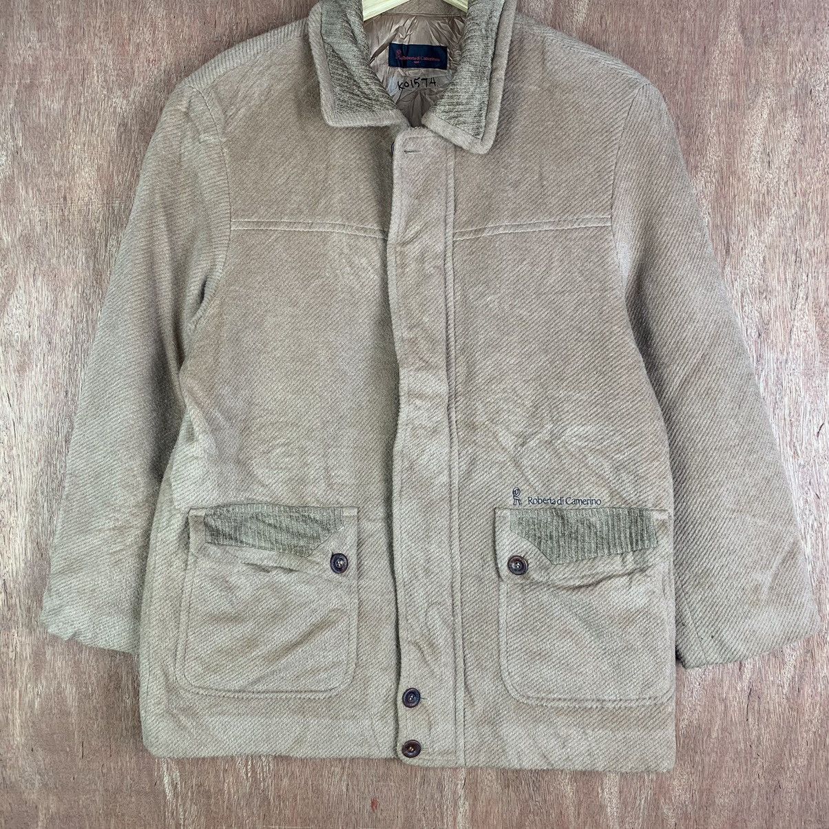 Roberta di Camerino × Vintage Roberto Di Camerino Vintage Faded Brown Jackey#K01574 Size US L / EU 52-54 / 3 - 8 Thumbnail