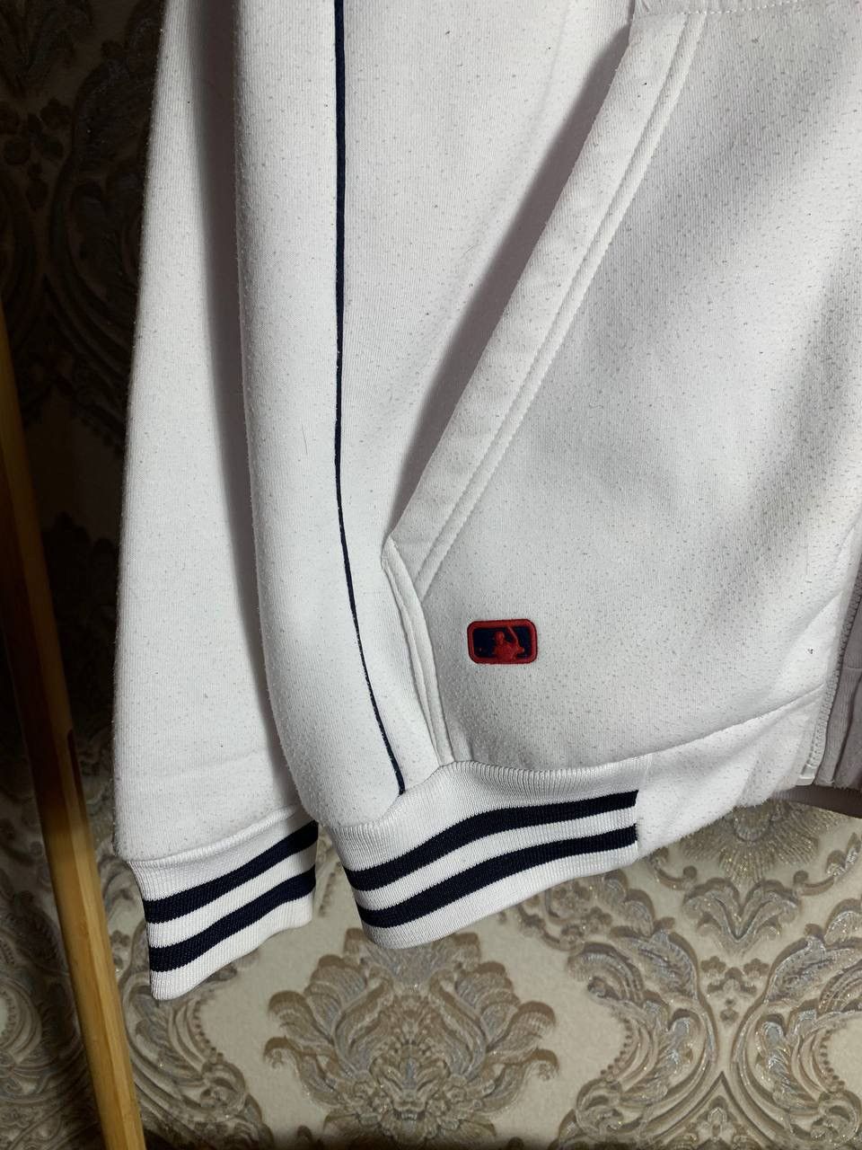 MLB × Vintage VERY RARE MLB NEW YORK WHITE HOODIE RAP STYLE HIP HOP Y2K Size US XL / EU 56 / 4 - 3 Thumbnail
