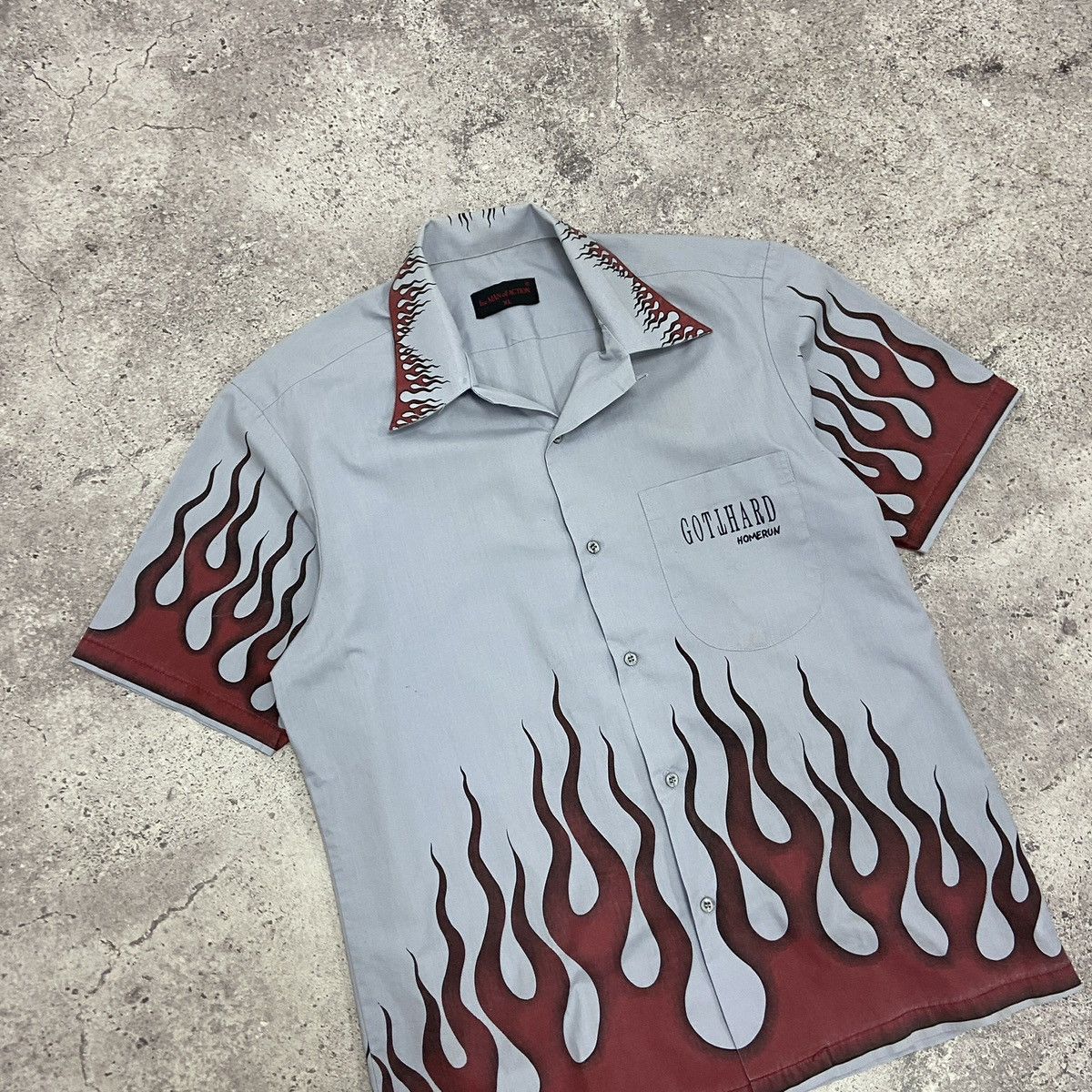 Band Tees Vintage 90s Gotthard Homerun rock band flame shirt rock y2k Size US XL / EU 56 / 4 - 4 Thumbnail