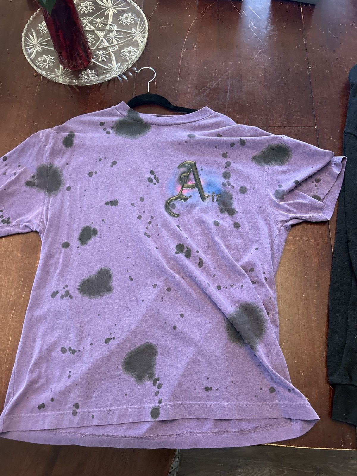 image of Palm Angels Air Tie Dye in Purple, Men's (Size 2XL)