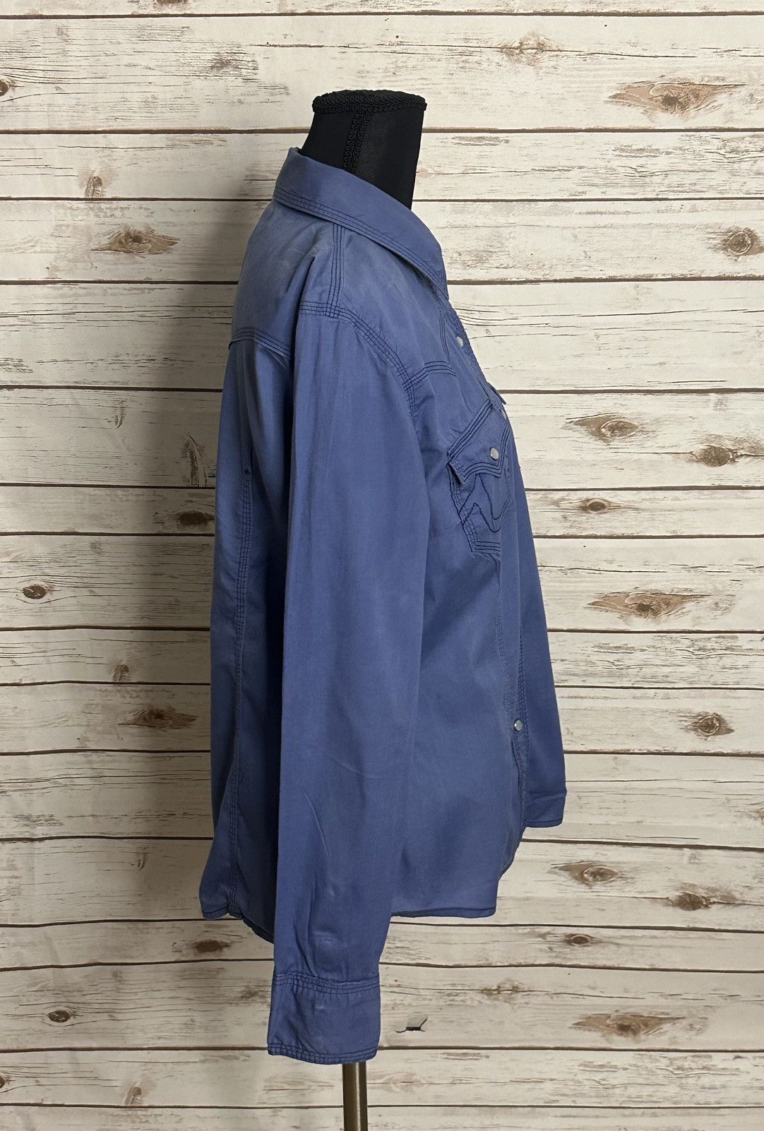 True Religion True Religion blue Western long sleeve button-up shirt Size S / US 4 / IT 40 - 5 Thumbnail