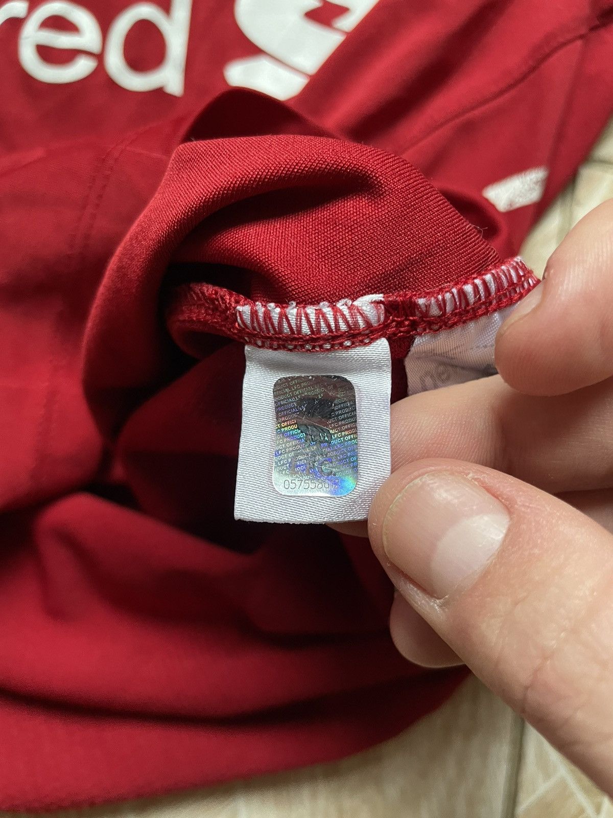 New Balance Y2K Football Fifa 2017-18 New Balance Liverpool FC Home Kit Size US S / EU 44-46 / 1 - 11 Thumbnail