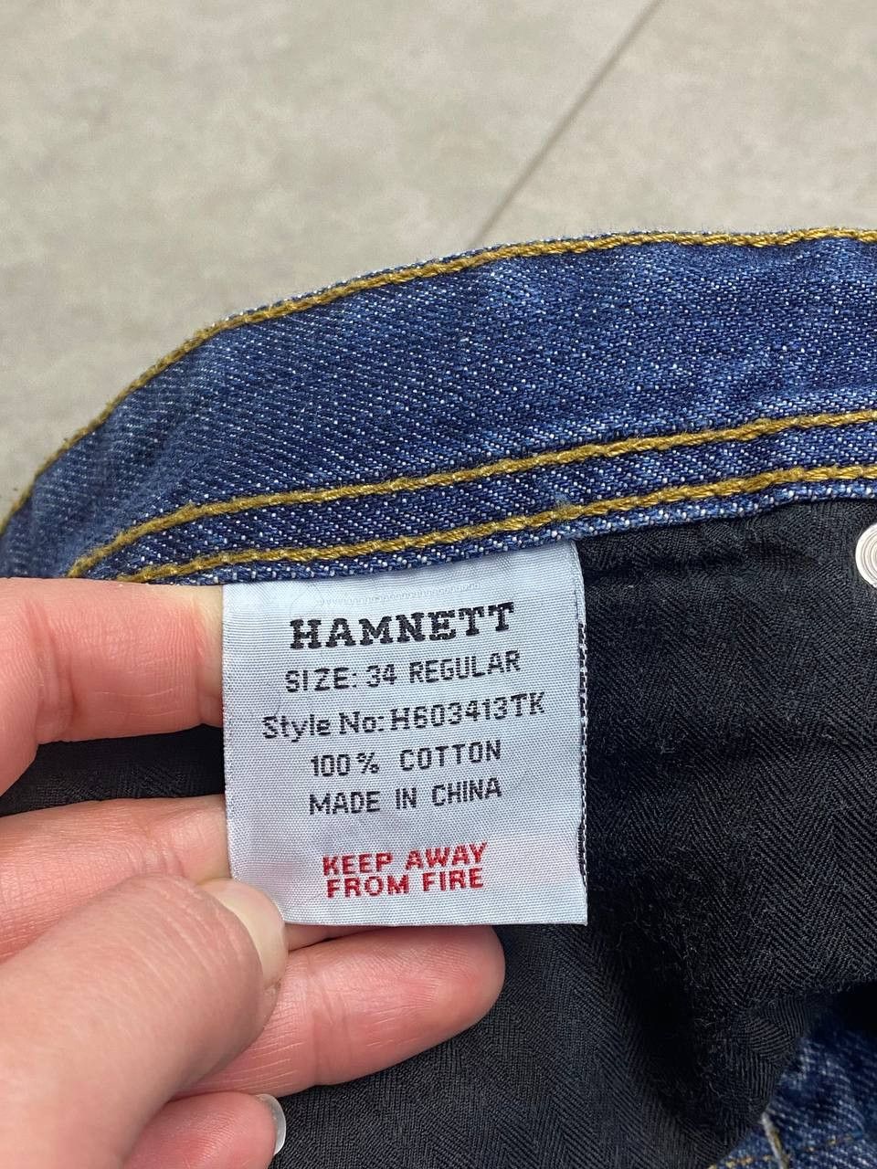 Katharine Hamnett London Vintage Hamnett Denim West Coast State Baggy Pants Size US 34 / EU 50 - 19 Thumbnail