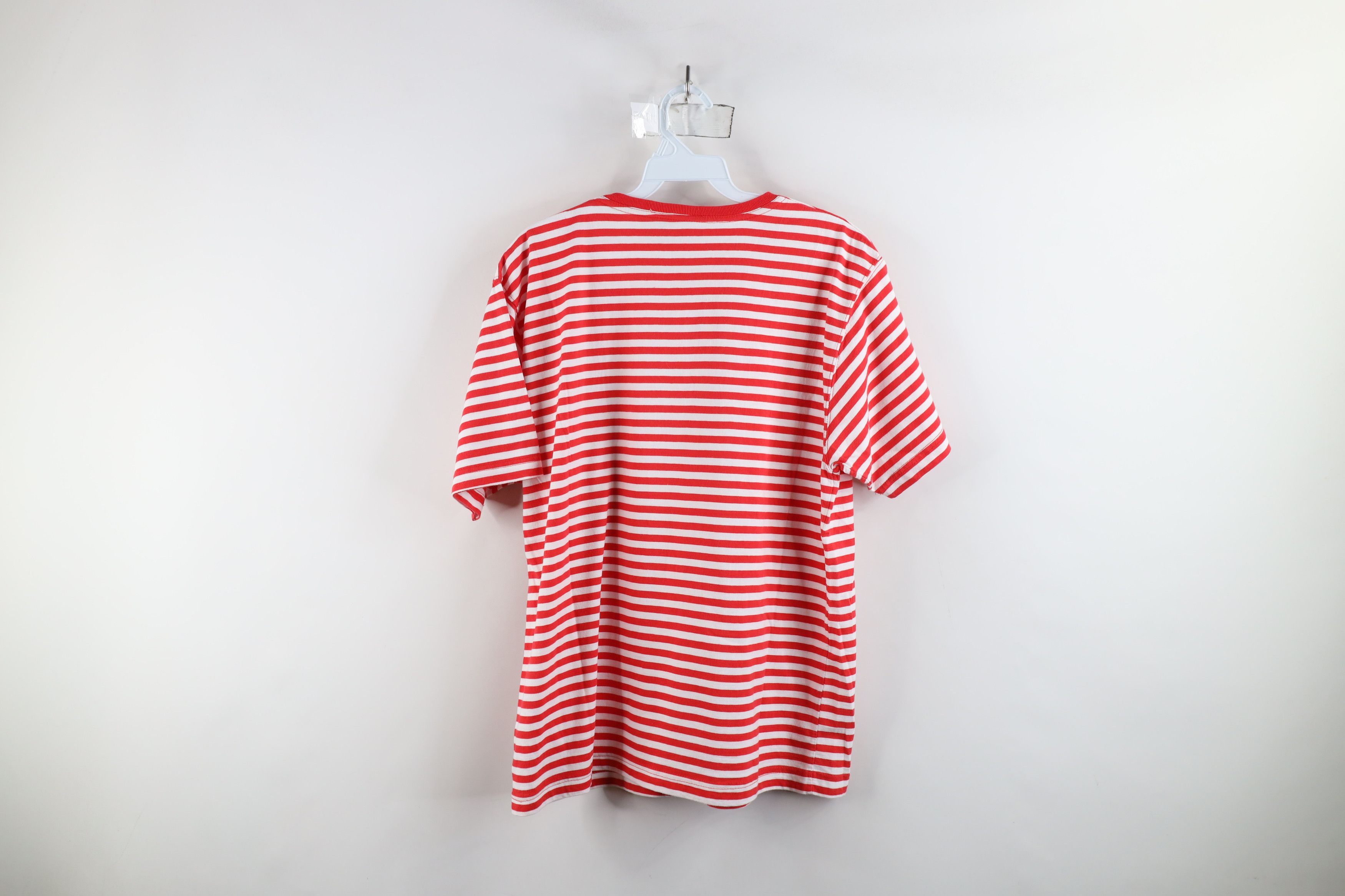 Vintage Vintage 90s Streetwear Cane Striped Short Sleeve T-Shirt USA Size M / US 6-8 / IT 42-44 - 6 Thumbnail