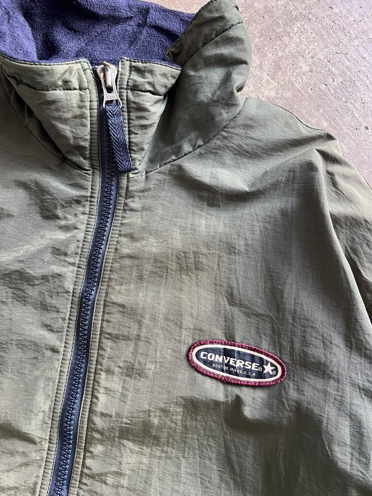 Converse Vintage 90s Converse All Star Double Layer Jacket Size US M / EU 48-50 / 2 - 7 Thumbnail