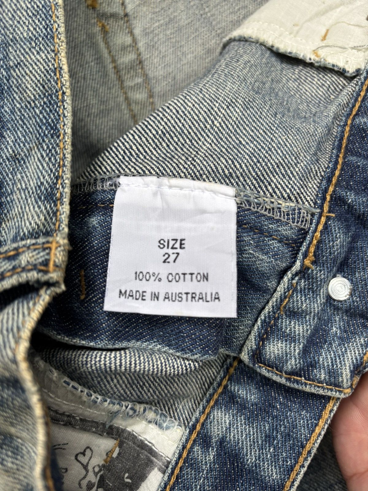If Six Was Nine × Japanese Brand Flare Jeans Sass & Bide Sydney Distressed Flare Denim Jeans Size 30" / US 8 / IT 44 - 11 Thumbnail