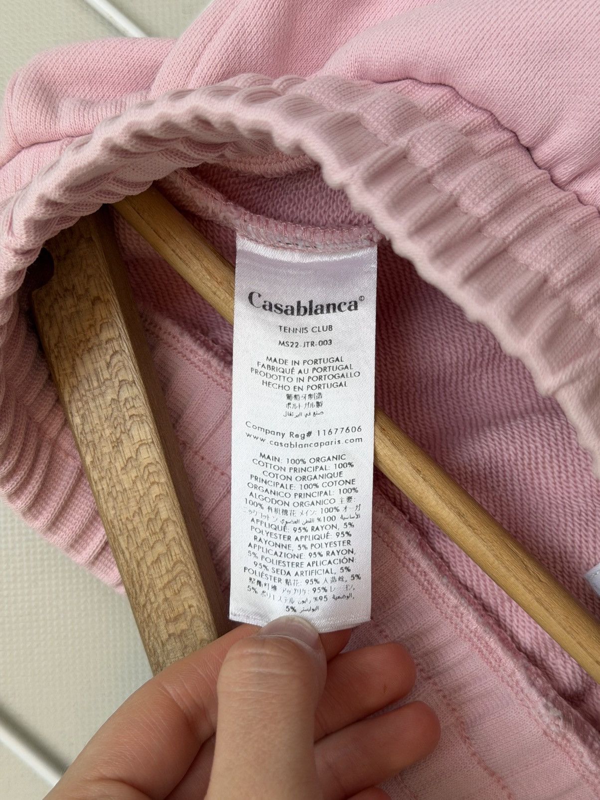 Casablanca Casablanca Logo Patch Pink Shorts Mens Size S Organic Cotton Size US 32 / EU 48 - 11 Thumbnail