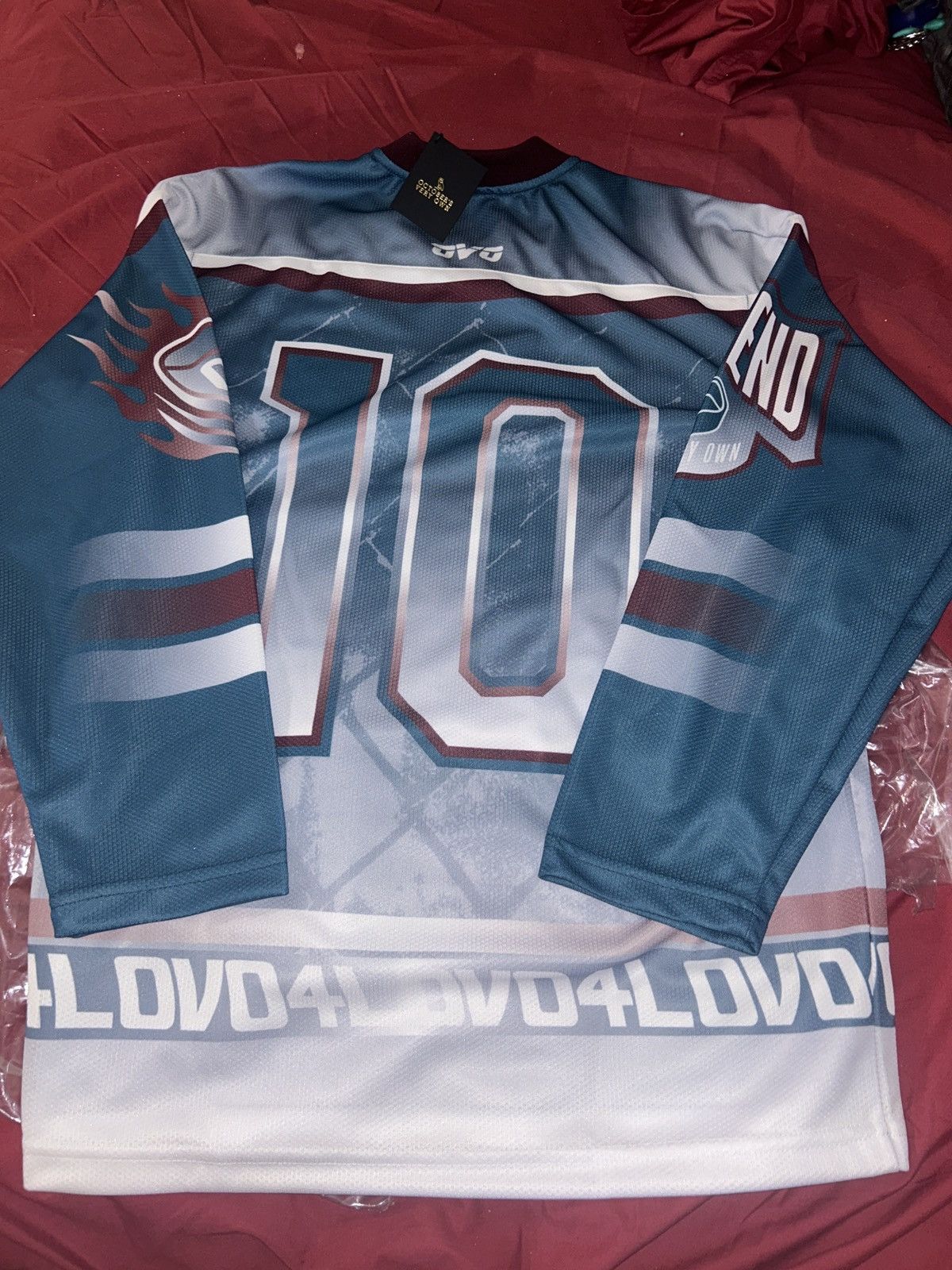 October's Very Own Octobers very own ovo west end hockey jersey green small Size US S / EU 44-46 / 1 - 4 Thumbnail