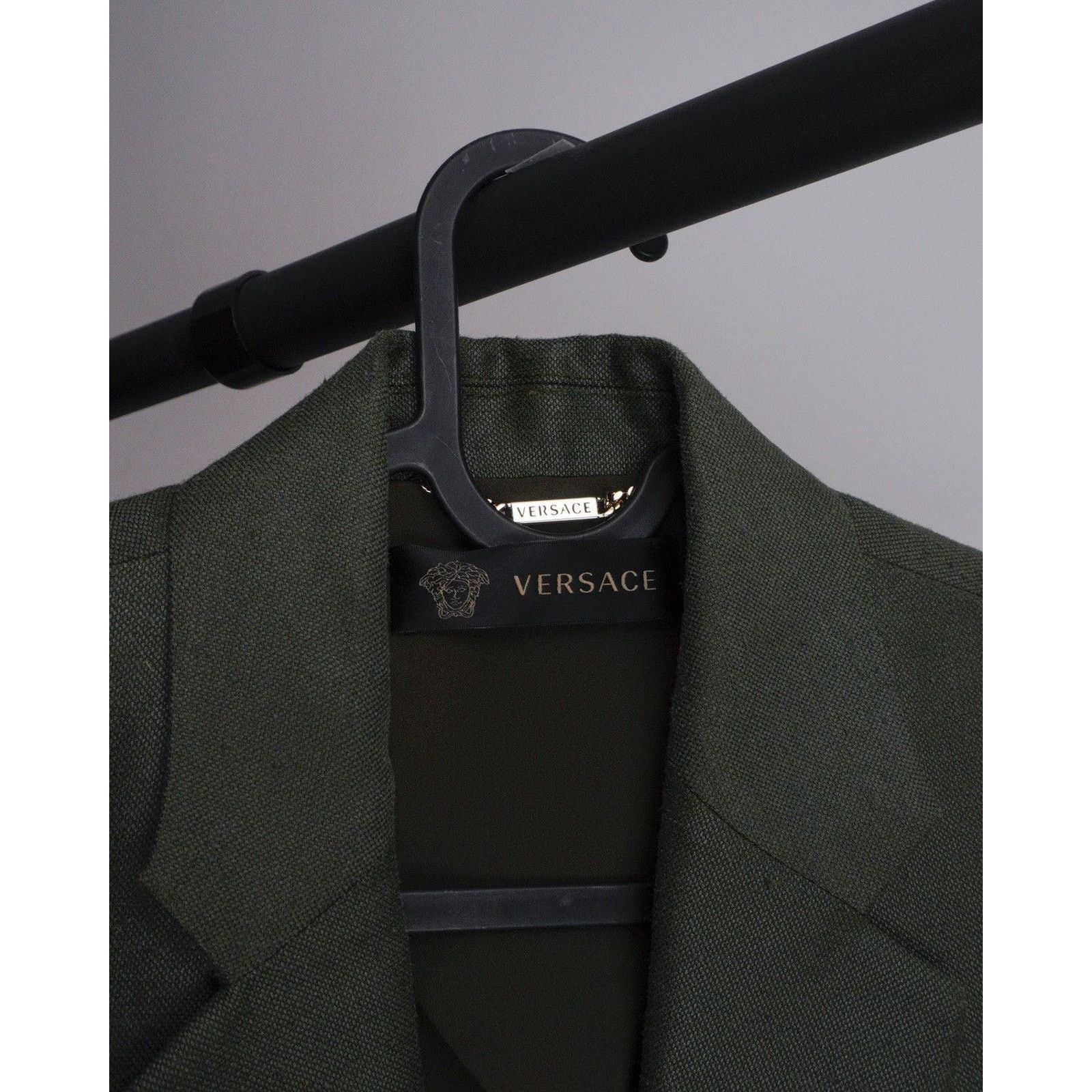 Versace Rare versace medusa military khaki dress jacket Size S / US 4 / IT 40 - 6 Thumbnail