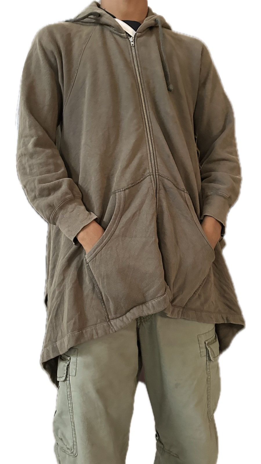 Issey Miyake Zucca by Issey Miyake Cape Sweater Army Green Size US M / EU 48-50 / 2 - 6 Thumbnail