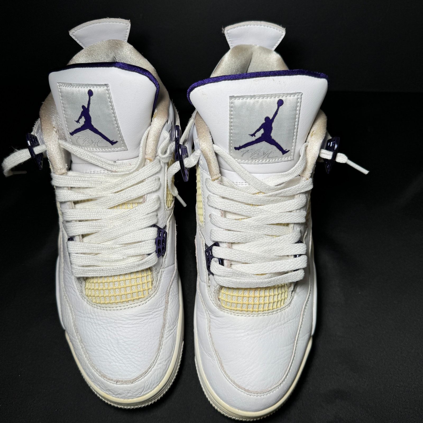 Jordan Brand × Nike Size 11 Nike Air Jordan 4 Retro Purple Metallic Men's Shoes Size US 11 / EU 44 - 4 Thumbnail