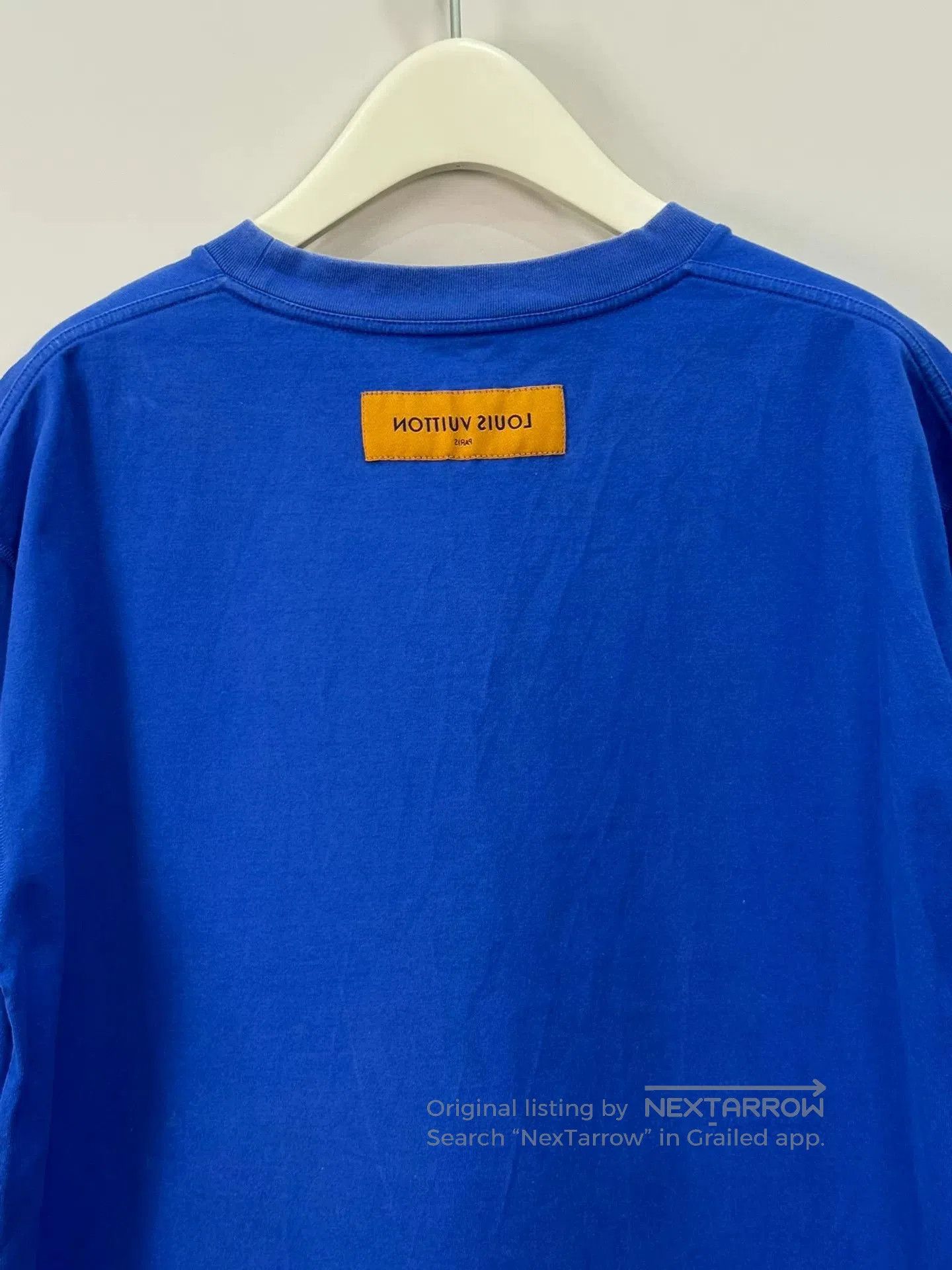 Louis Vuitton Louis Vuitton Embossed Logo Blue XL Tee. Size US XL / EU 56 / 4 - 5 Thumbnail