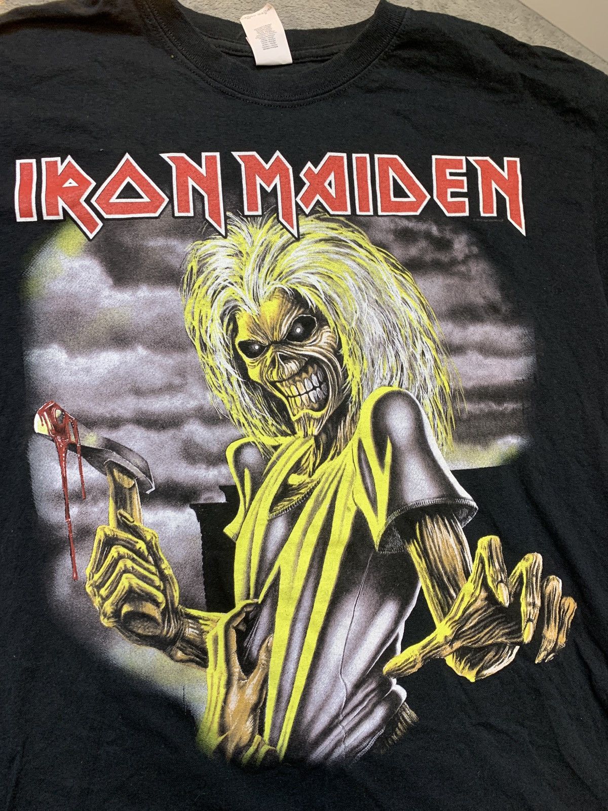 Band Tees × Iron Maiden × Vintage Vintage Y2K Iron Maiden Killers T-shirt Size US L / EU 52-54 / 3 - 2 Thumbnail