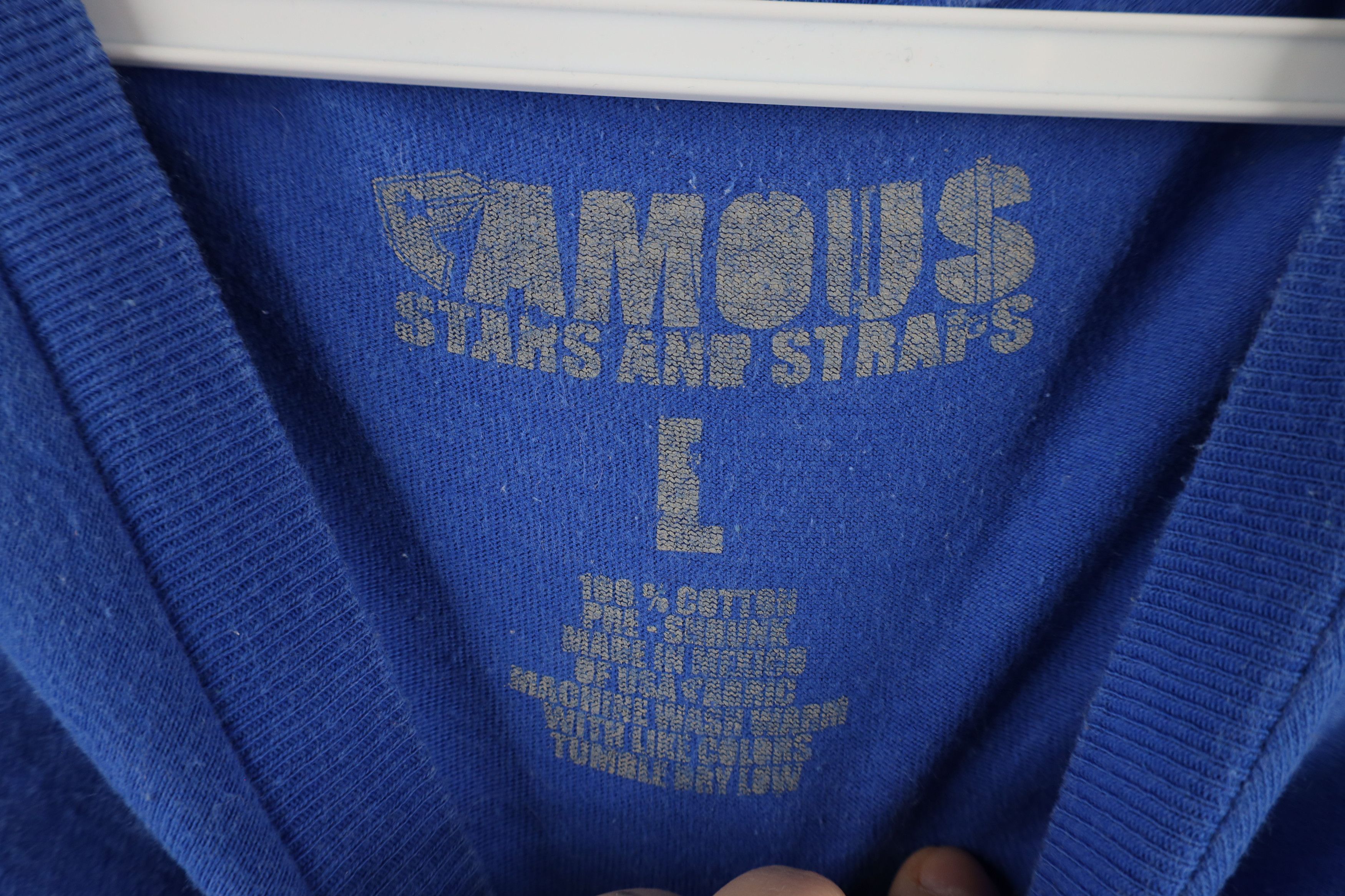 Famous Stars And Straps × Vintage Vintage Famous Stars & Straps Big Logo Short Sleeve T-Shirt Size US L / EU 52-54 / 3 - 5 Thumbnail