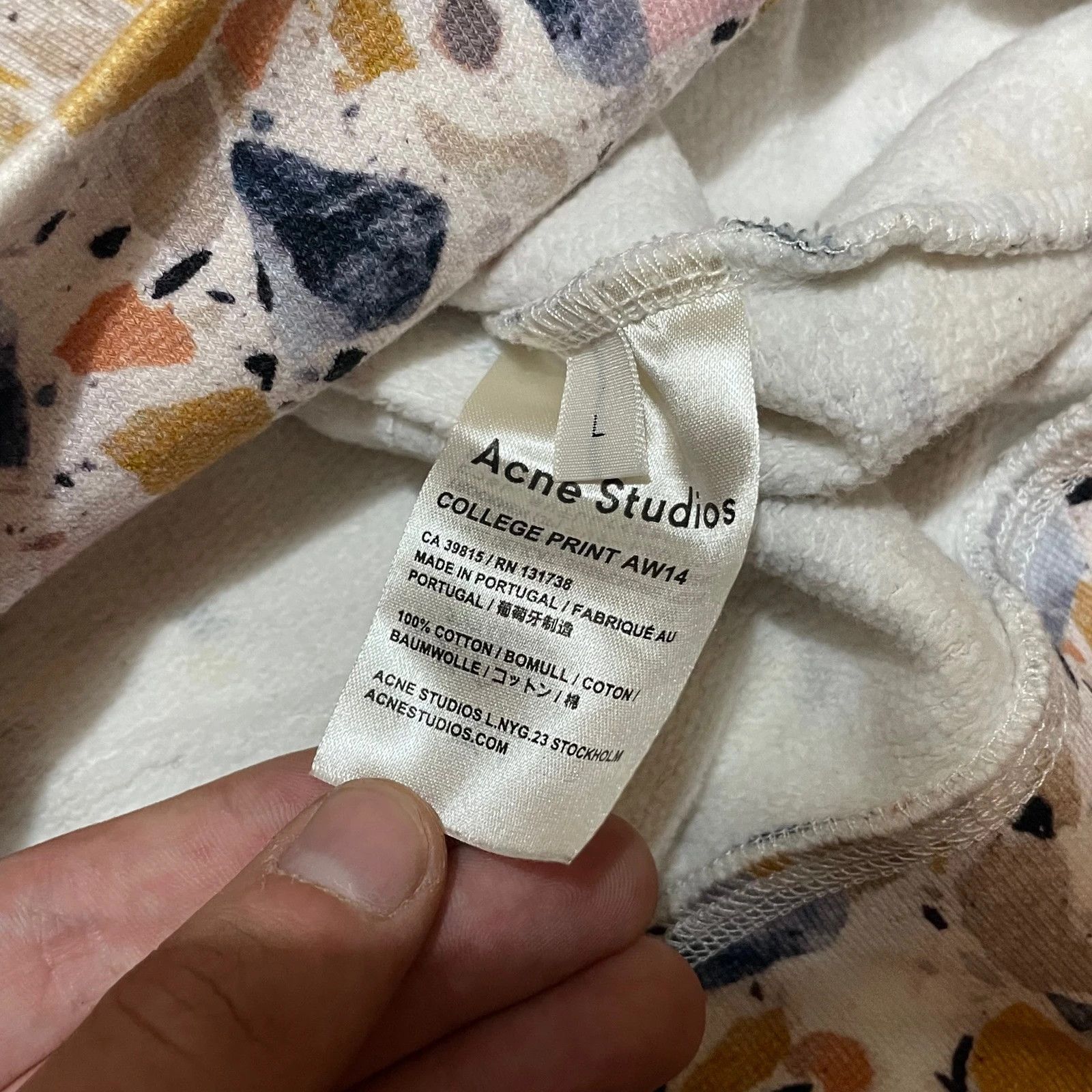 Acne Studios Acne studios aw14 sweatshirt Size US L / EU 52-54 / 3 - 4 Thumbnail