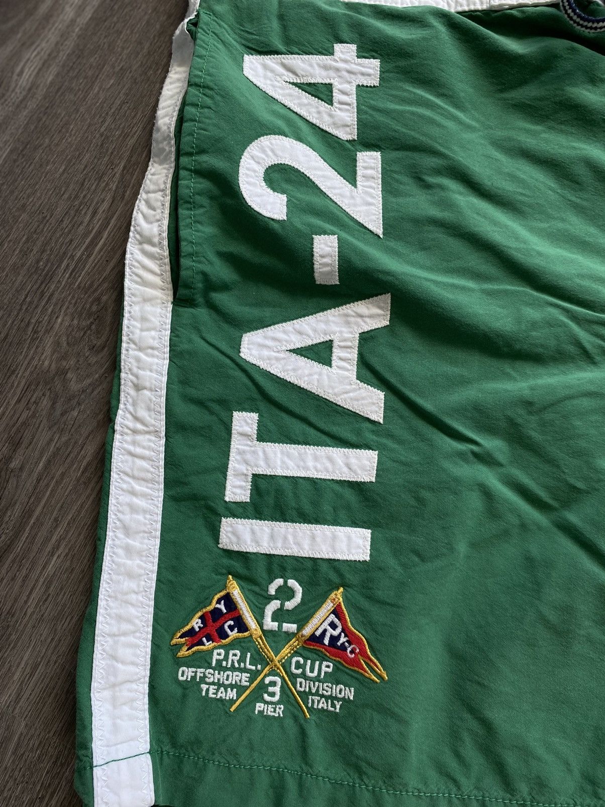Polo Ralph Lauren × Ralph Lauren × Vintage Polo Ralph Lauren Italy Green Size US 35 - 3 Thumbnail