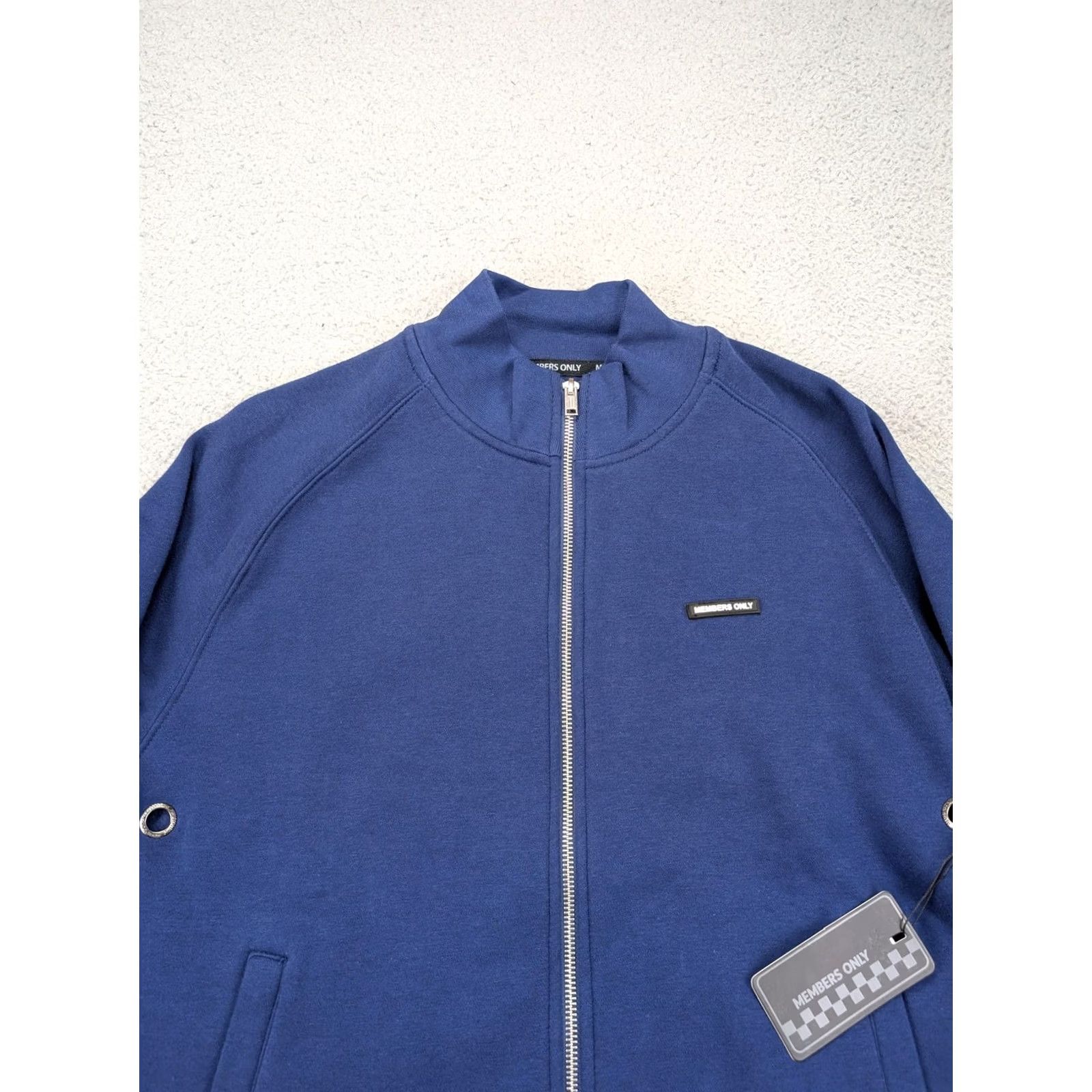 Members Only Members Only Jacket Mens M Navy Blue Fleece Full Zip Pockets Casual Size US M / EU 48-50 / 2 - 3 Thumbnail