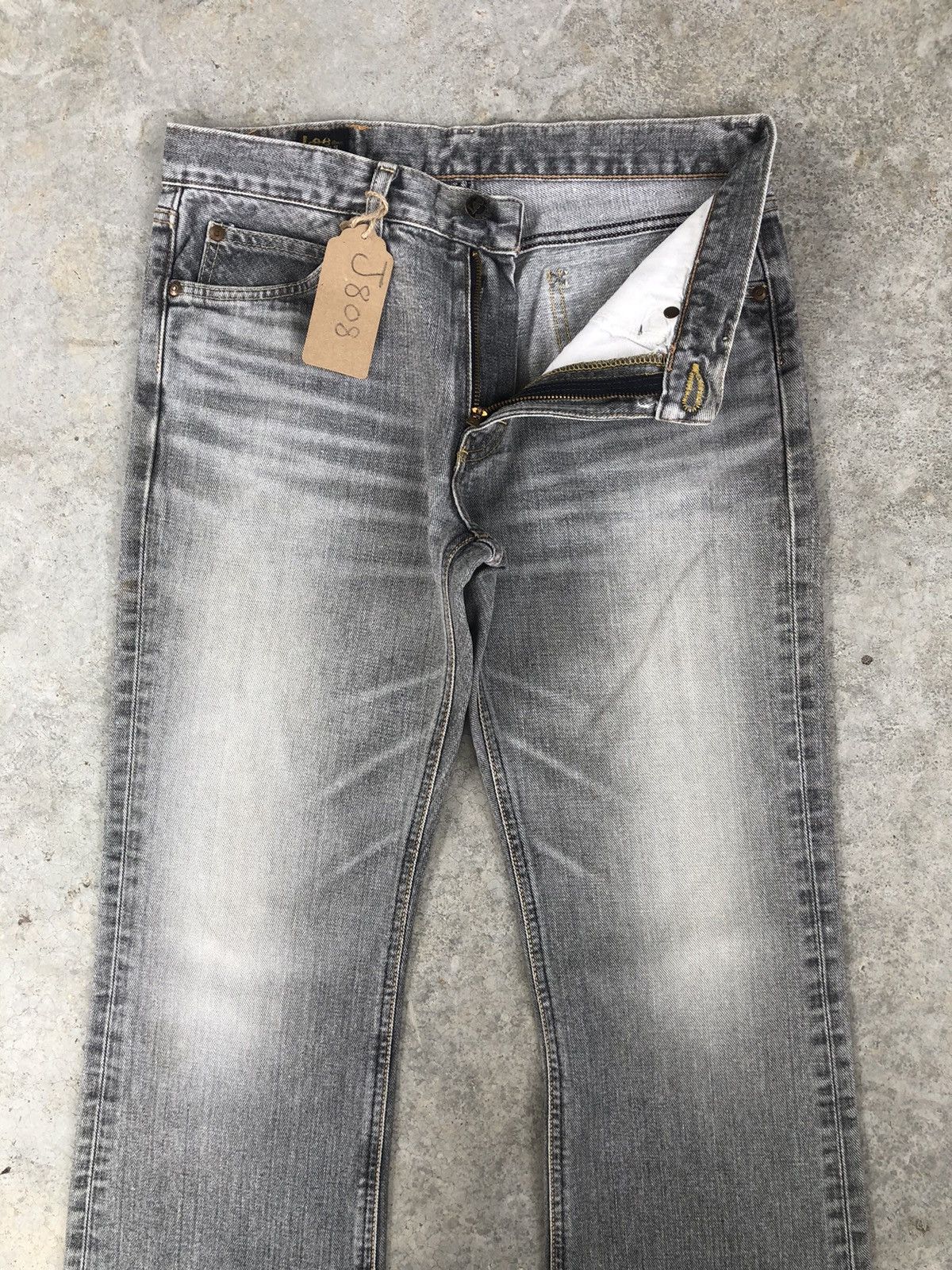 If Six Was Nine Japanese Lee Flared Jeans Distressed Jeans Size US 31 - 3 Thumbnail