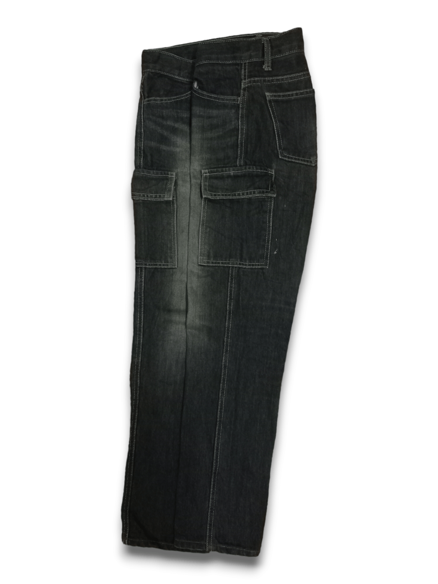 Japanese Brand SALES 🔥 Vintage Japanese Brand Cargo Denim Pants Size US 31 - 8 Thumbnail