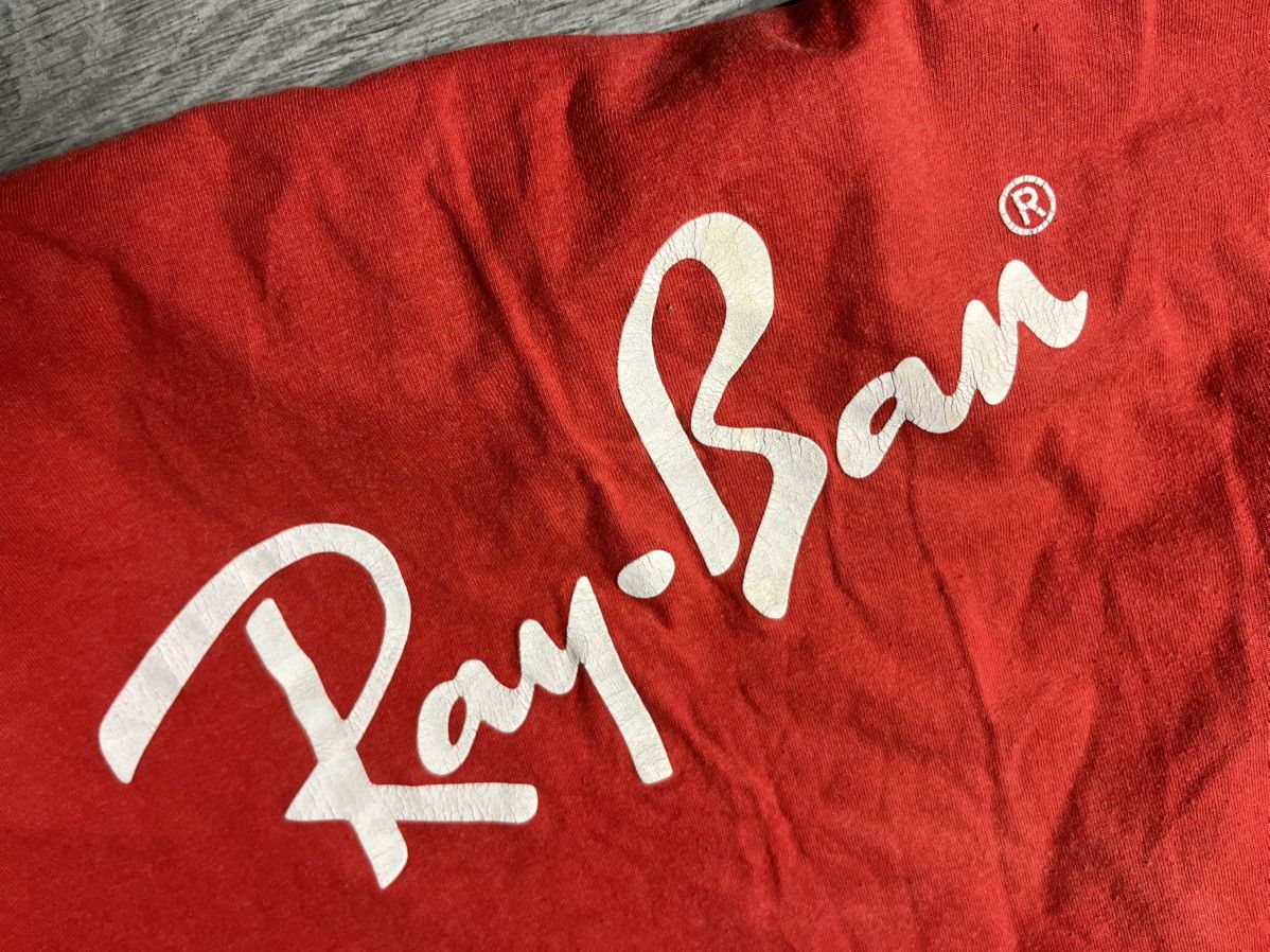 RayBan Vintage Rayban tshirt reverse logo size Large Size US L / EU 52-54 / 3 - 5 Thumbnail