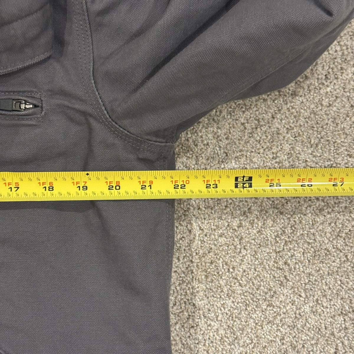 Carhartt Vintage Faded Dark Grey Carhartt Sherpa Hoodie Zip Up Jacket Size US S / EU 44-46 / 1 - 5 Thumbnail