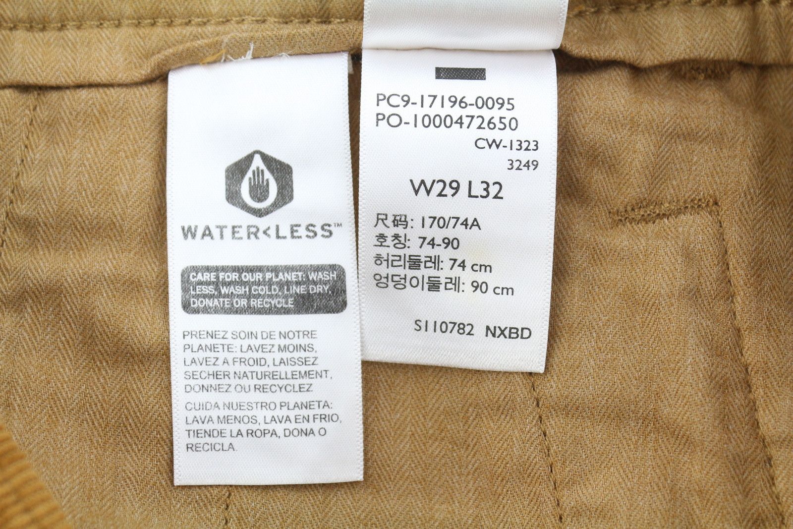 Levi's XX CHINO W29/L32 Brown Corduroy Taper Pants 87049 Size US 29 - 10 Thumbnail