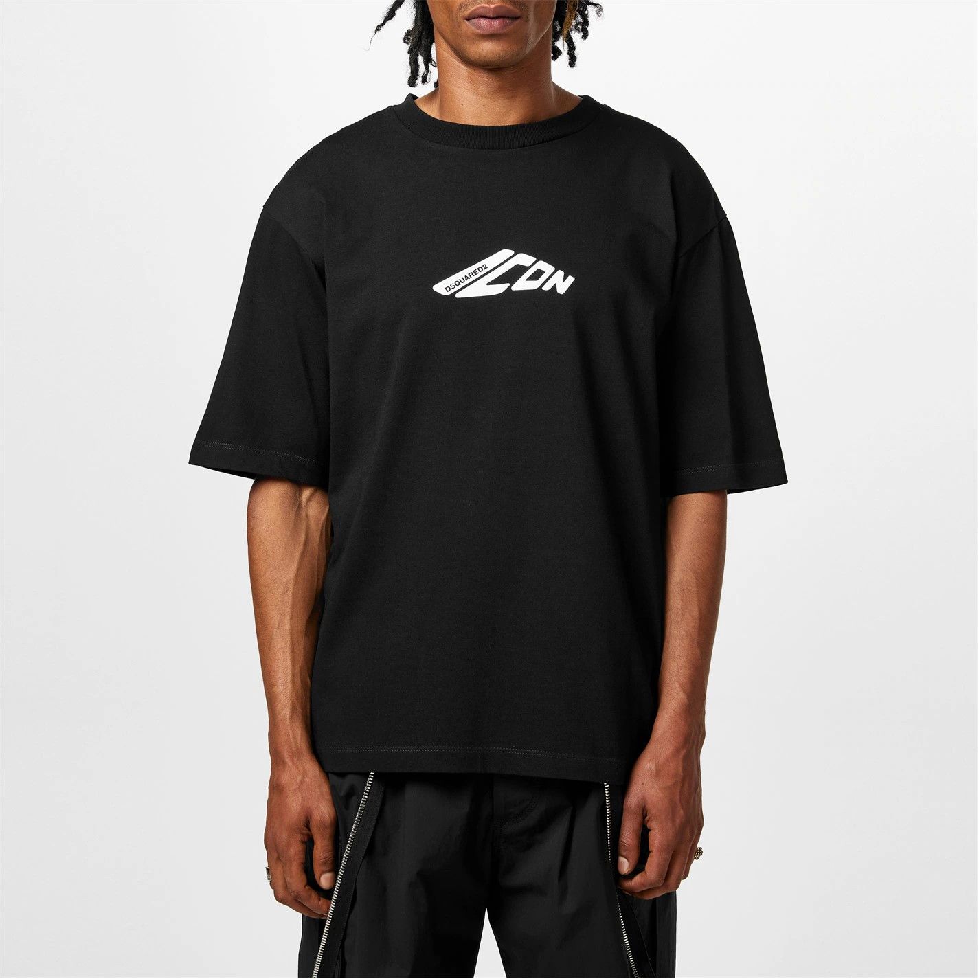 Dsquared2 o1g2r1mq0426 New Icon T-Shirt in Black Size US S / EU 44-46 / 1 - 2 Thumbnail
