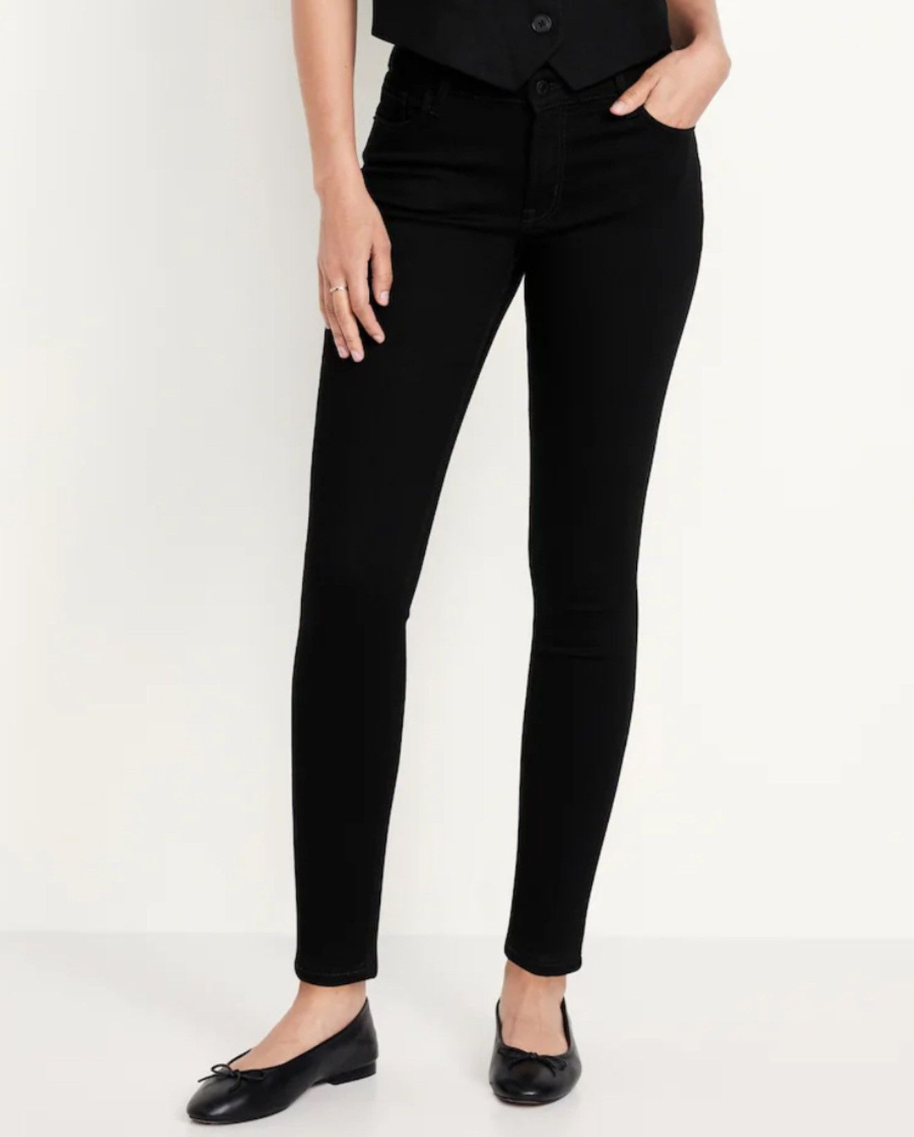 Old Navy Mid-Rise Rockstar Super-Skinny Jeans Size 28" / US 6 / IT 42 - 6 Thumbnail