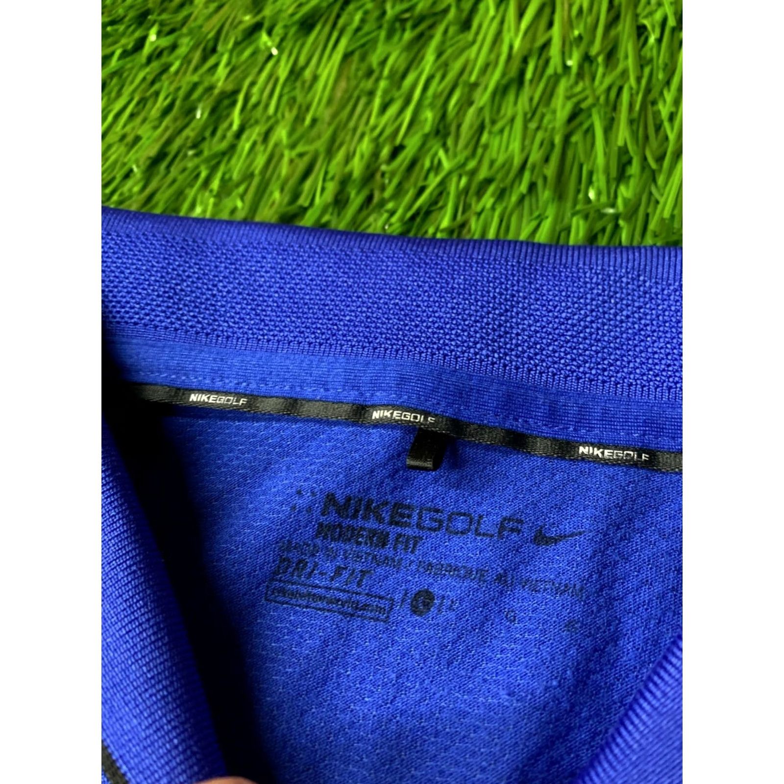 Nike Nike Golf Modern Fit Polo Shirt Mens L Blue Polo Shirt Diamond Sportswear 2016 Nike Golf Size US L / EU 52-54 / 3 - 5 Thumbnail