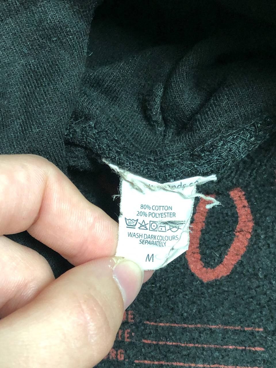 XO XO black hoodie vintage crazy Y2K big logo streetwear Size US M / EU 48-50 / 2 - 3 Thumbnail