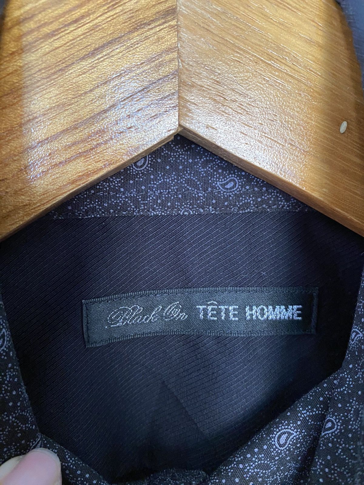 Tete Homme 2000s Tete Homme black vampire double collar multi button Size US M / EU 48-50 / 2 - 13 Thumbnail