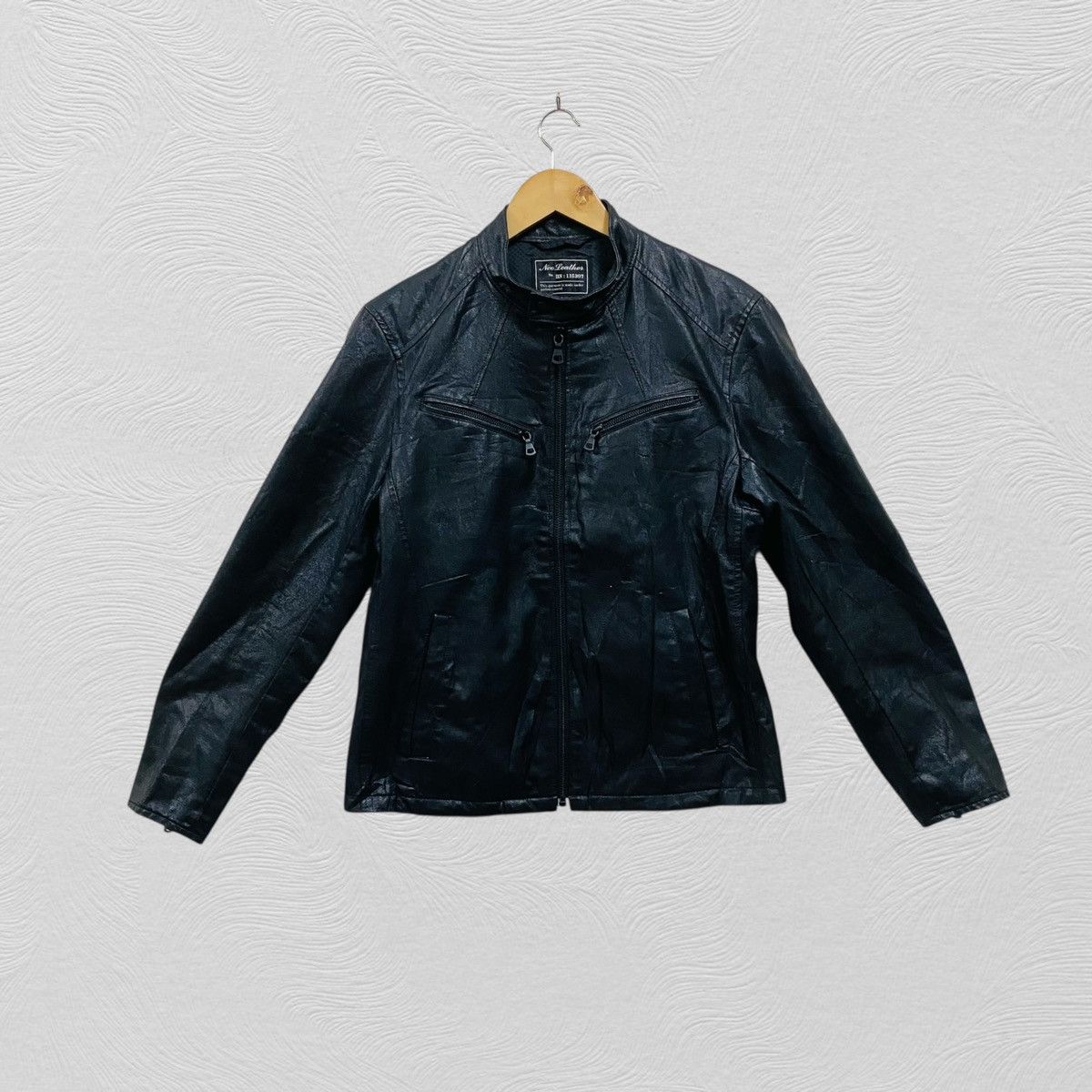 If Six Was Nine Neo leather by uniqlo jacket biker if six was 9 style Size US L / EU 52-54 / 3 - 1 Thumbnail