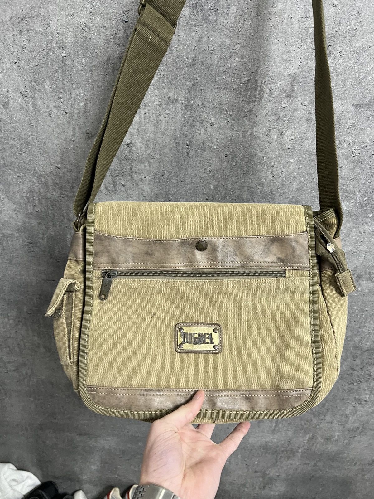 Diesel Vintage Japan Diesel Bag Avantgarde Hype Distressed Gothic Size ONE SIZE - 3 Thumbnail