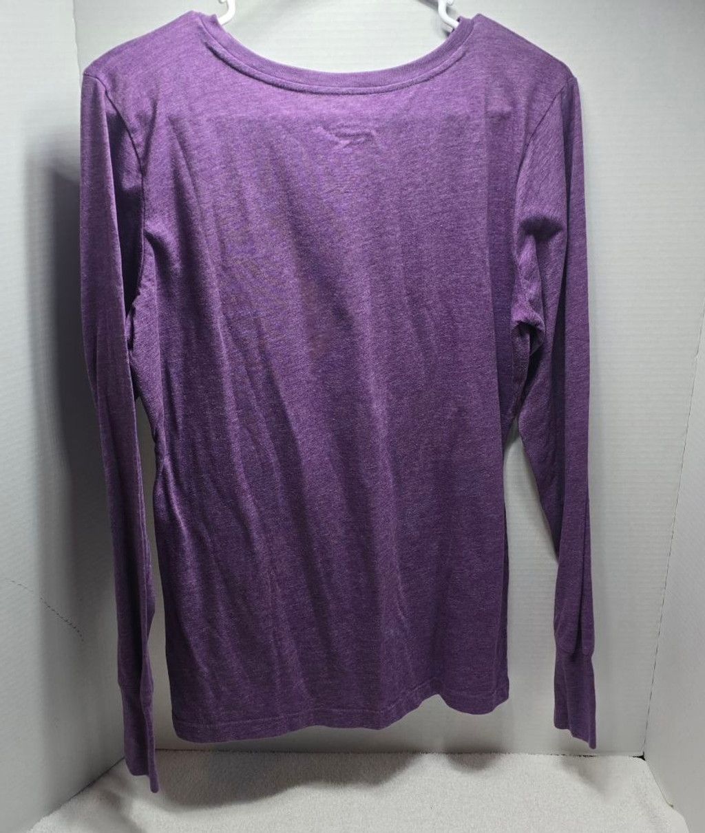 Maurice Lacroix Women's Maurices Purple Long Sleeve Tee XL Size XL / US 12-14 / IT 48-50 - 2 Thumbnail