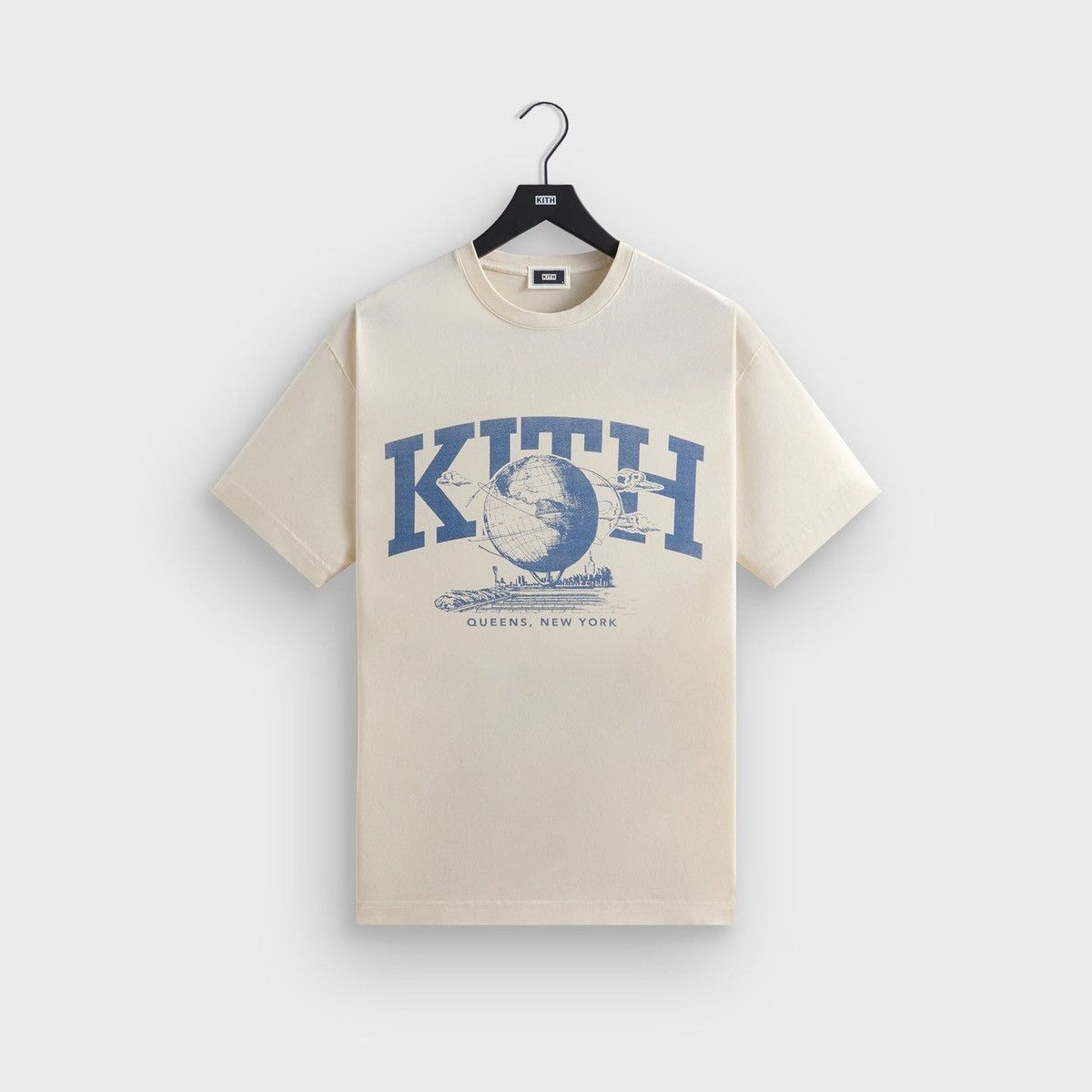 Kith Kith & Kin Queens Unisphere Vintage Tee - Sandrift Size XL Size US XL / EU 56 / 4 - 1 Thumbnail