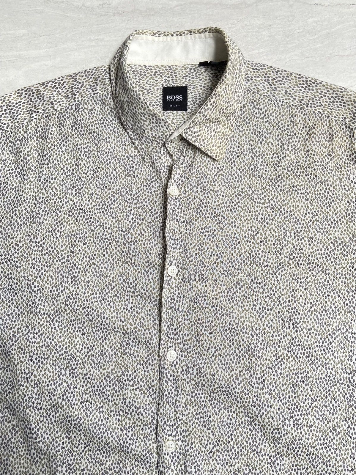 Hugo Boss BOSS HUGO BOSS Motive Shirt Size US M / EU 48-50 / 2 - 9 Thumbnail