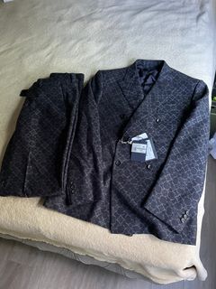 Louis Vuitton Single-Breasted Pont Neuf Jacket Khaki. Size 46