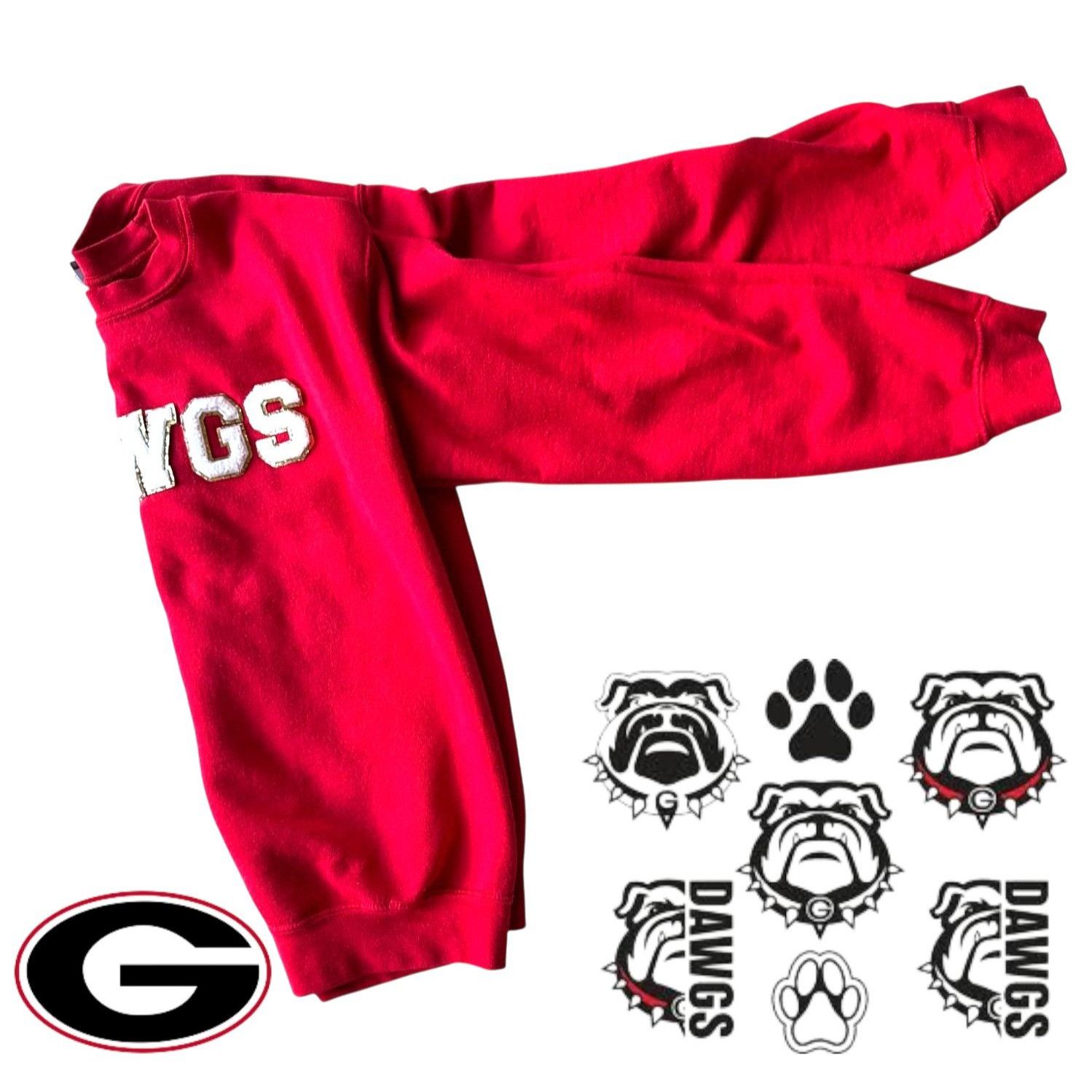 Gildan Christmas Georgia Bulldogs Glitter Sweatshirt Unisex Small R Size S / US 4 / IT 40 - 9 Thumbnail