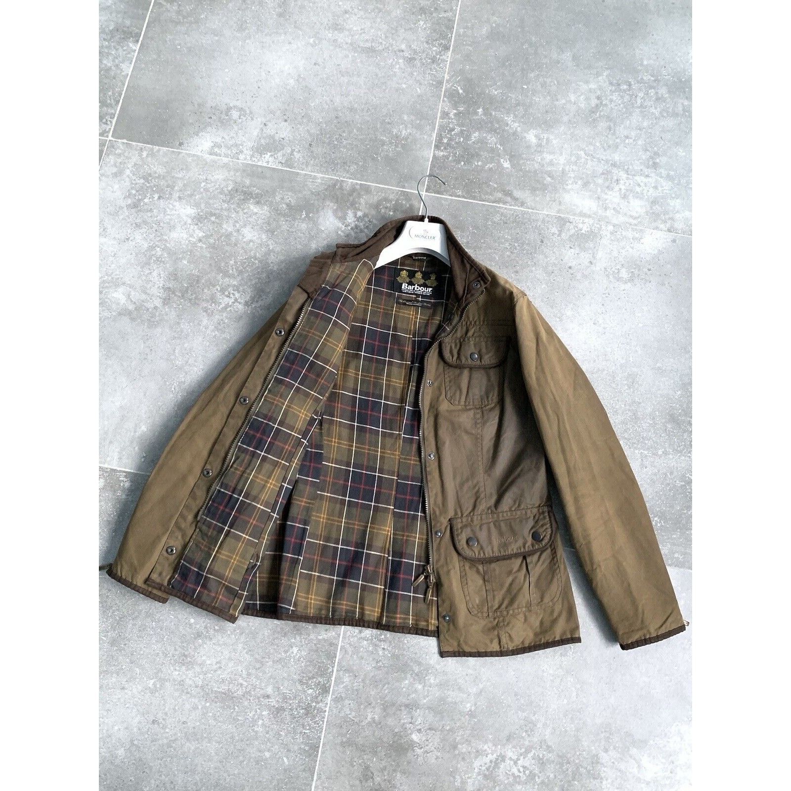 Barbour Women's BARBOUR UTILITY WAX Jacket Coat UK 12 US 8 EU 40 M Size M / US 6-8 / IT 42-44 - 2 Thumbnail