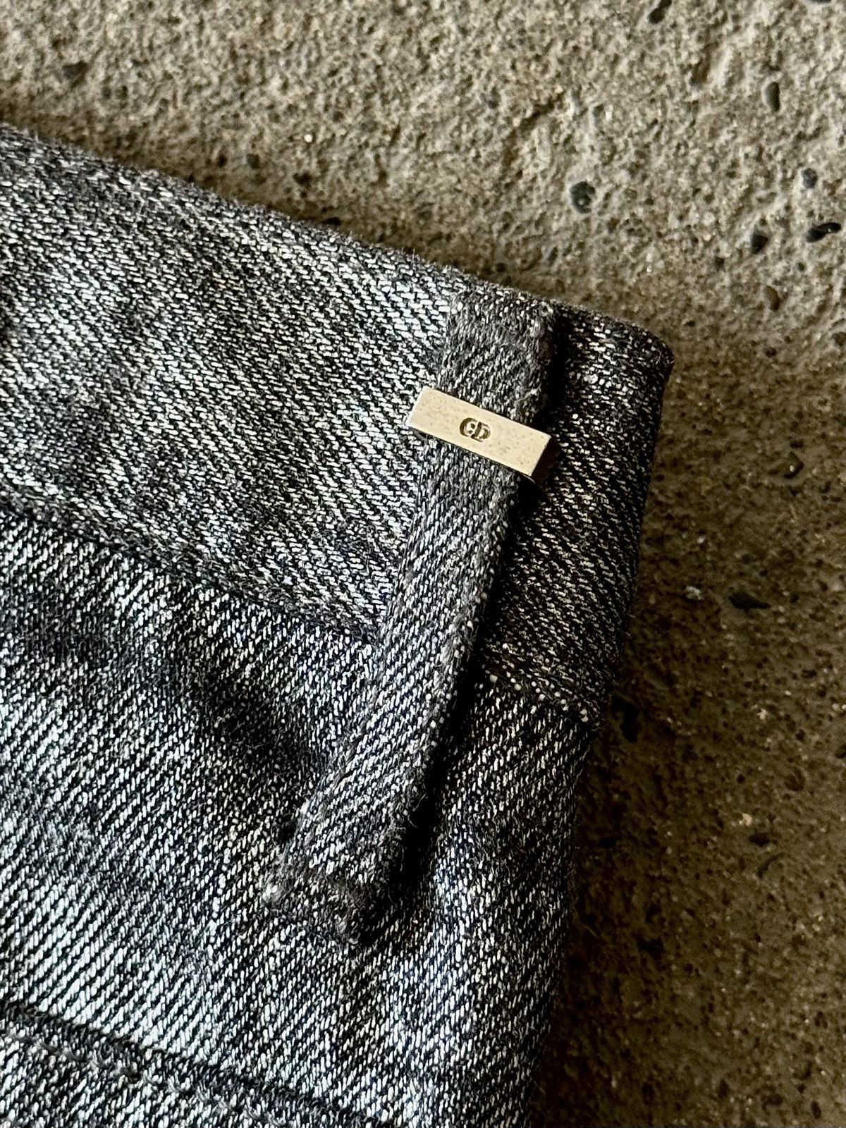 Dior Dior - Hedi Slimane - AW06 - Radioactive Silver Denim Jeans Size US 30 / EU 46 - 11 Thumbnail
